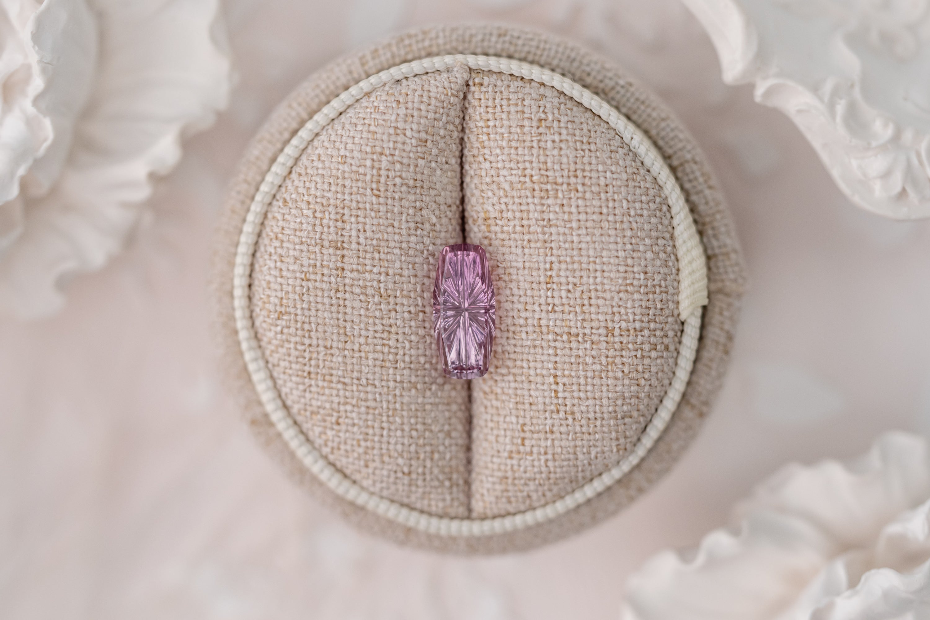 2.78 CT Elongated Cushion Starbrite™ Cut Purple/Pink Bicolor Sapphire - Lavender Creek Gems