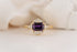 The Comtesse Ring | 1.15 CT Emerald Cut Royal Purple Sapphire - Lavender Creek Gems
