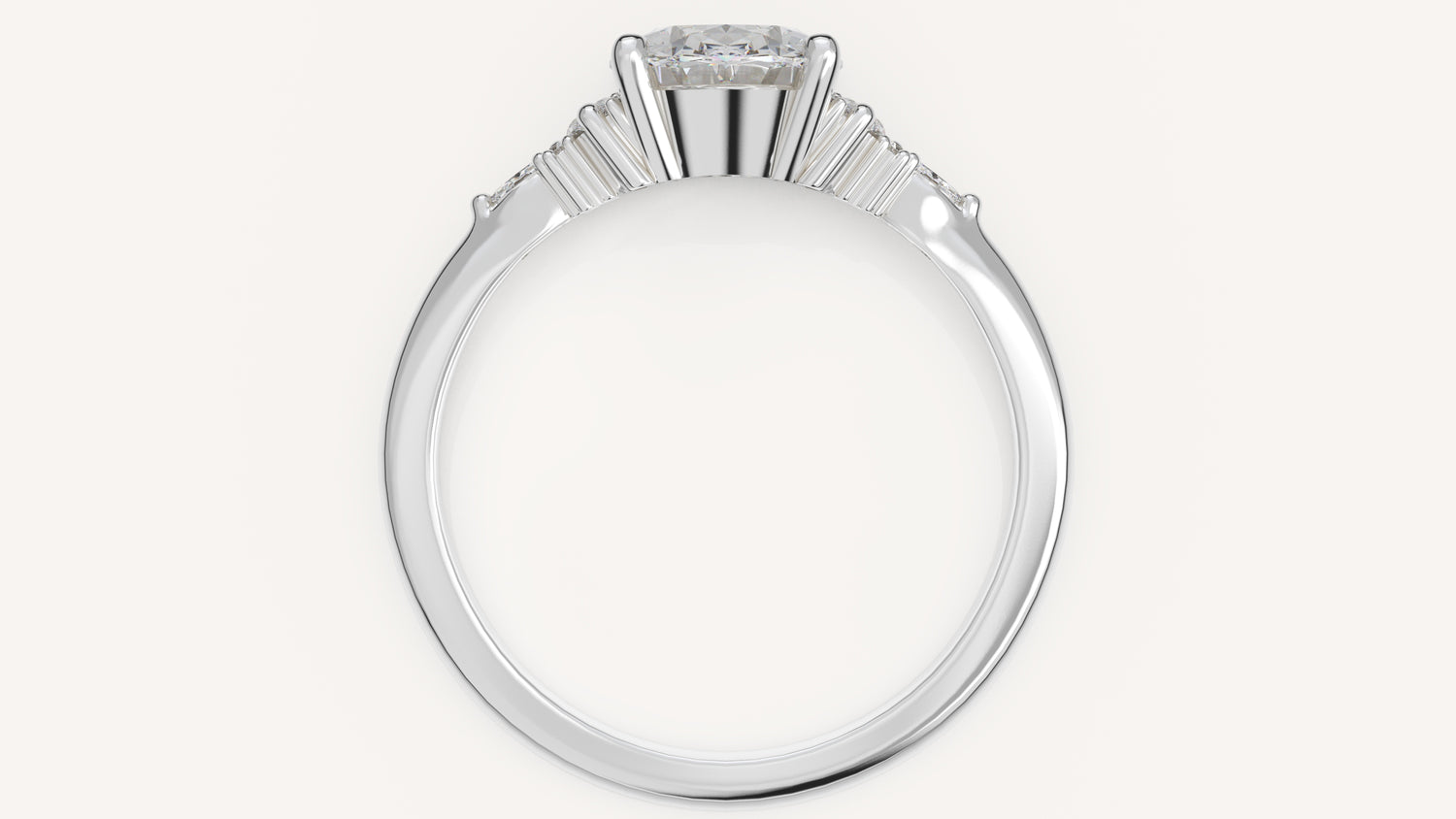 The Low Maeve Ring | Oval | Setting Only - Lavender Creek Gems
