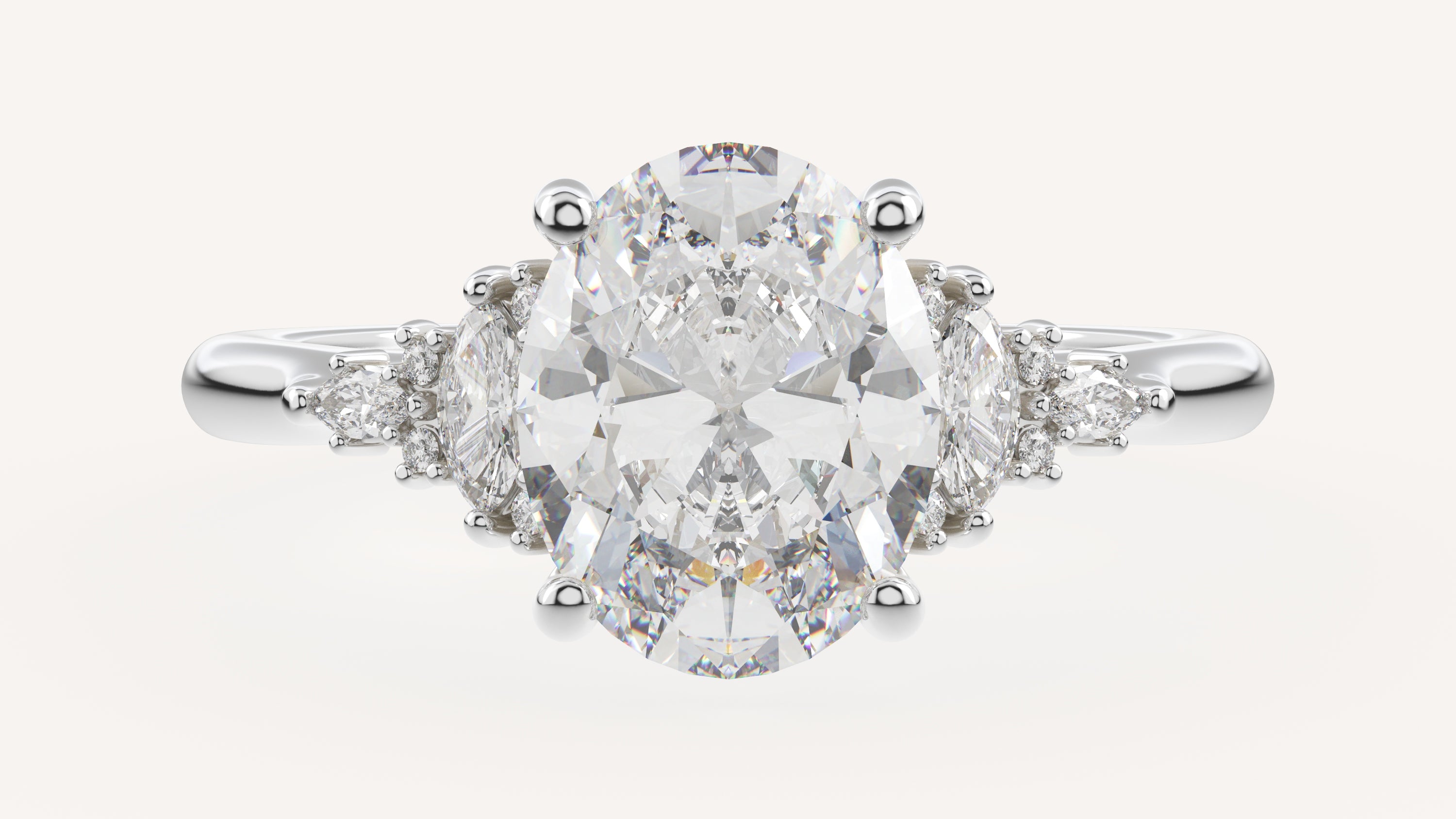 The Maeve Ring | Oval | Setting Only - Lavender Creek Gems