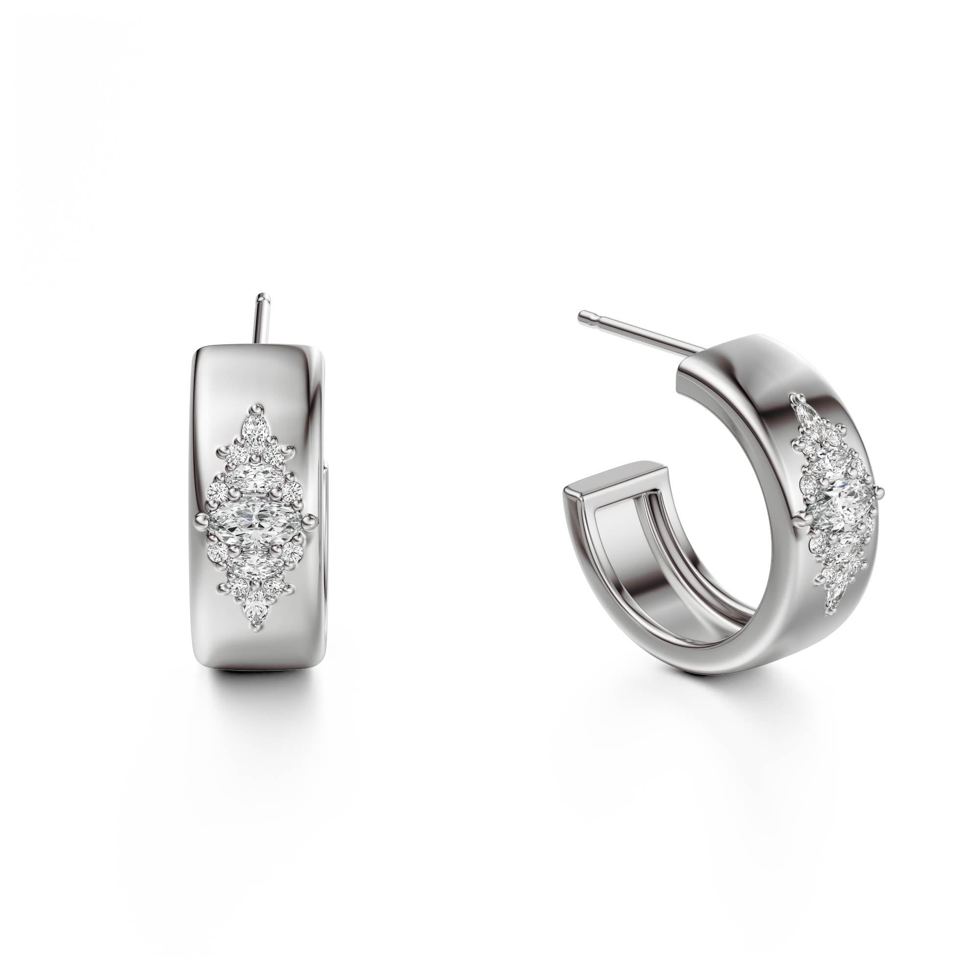 The Huggie Hoop Maeve Earrings - Lavender Creek Gems