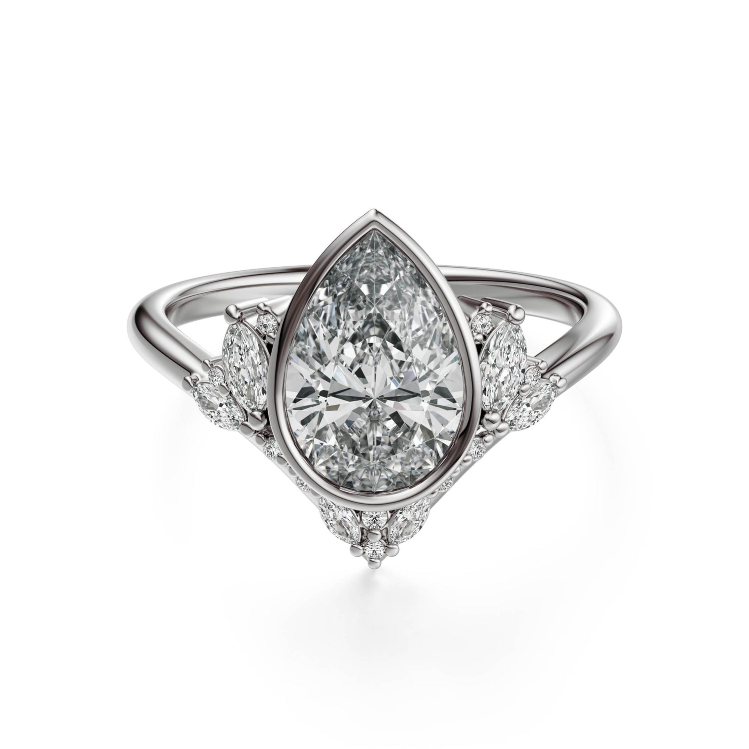 The Bezel Aurora Ring