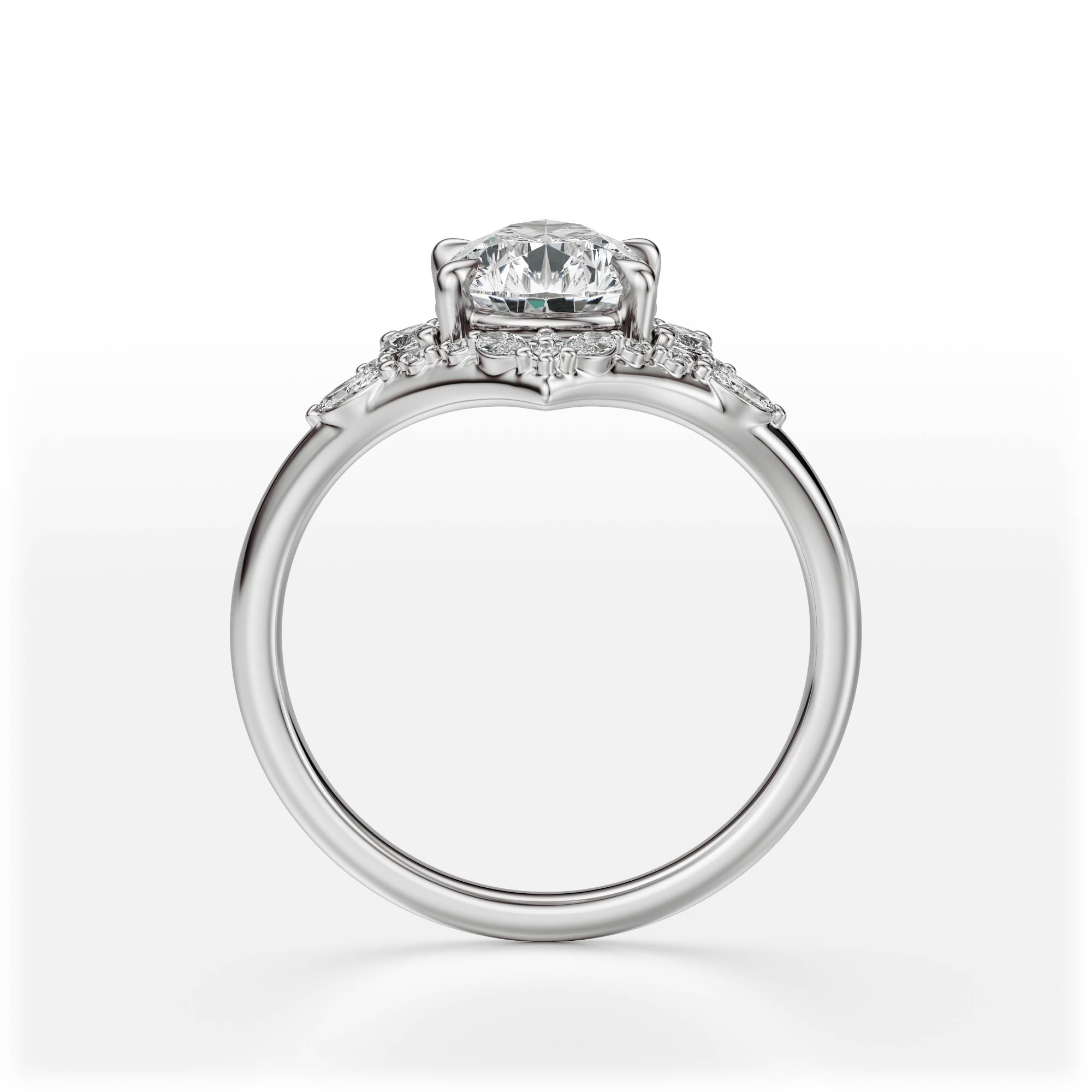 The Aurora Ring | Setting Only
