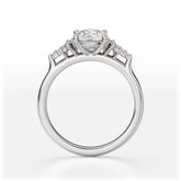 The Maeve Ring | Elongated Cushion | Setting Only - Lavender Creek Gems