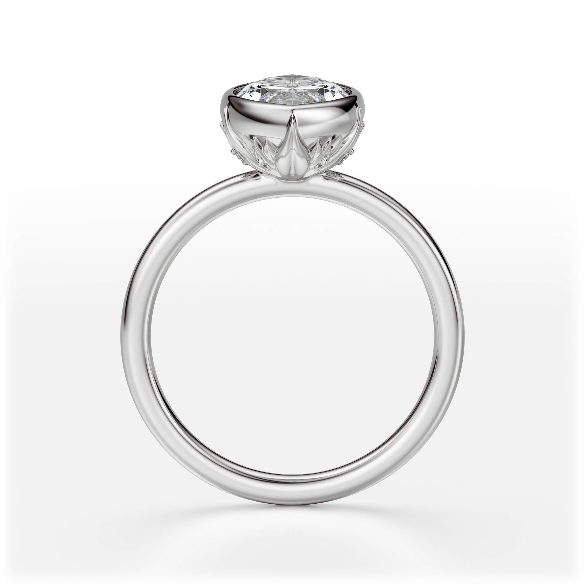 The Bezel Secret Garden Ring | Marquise | Setting Only