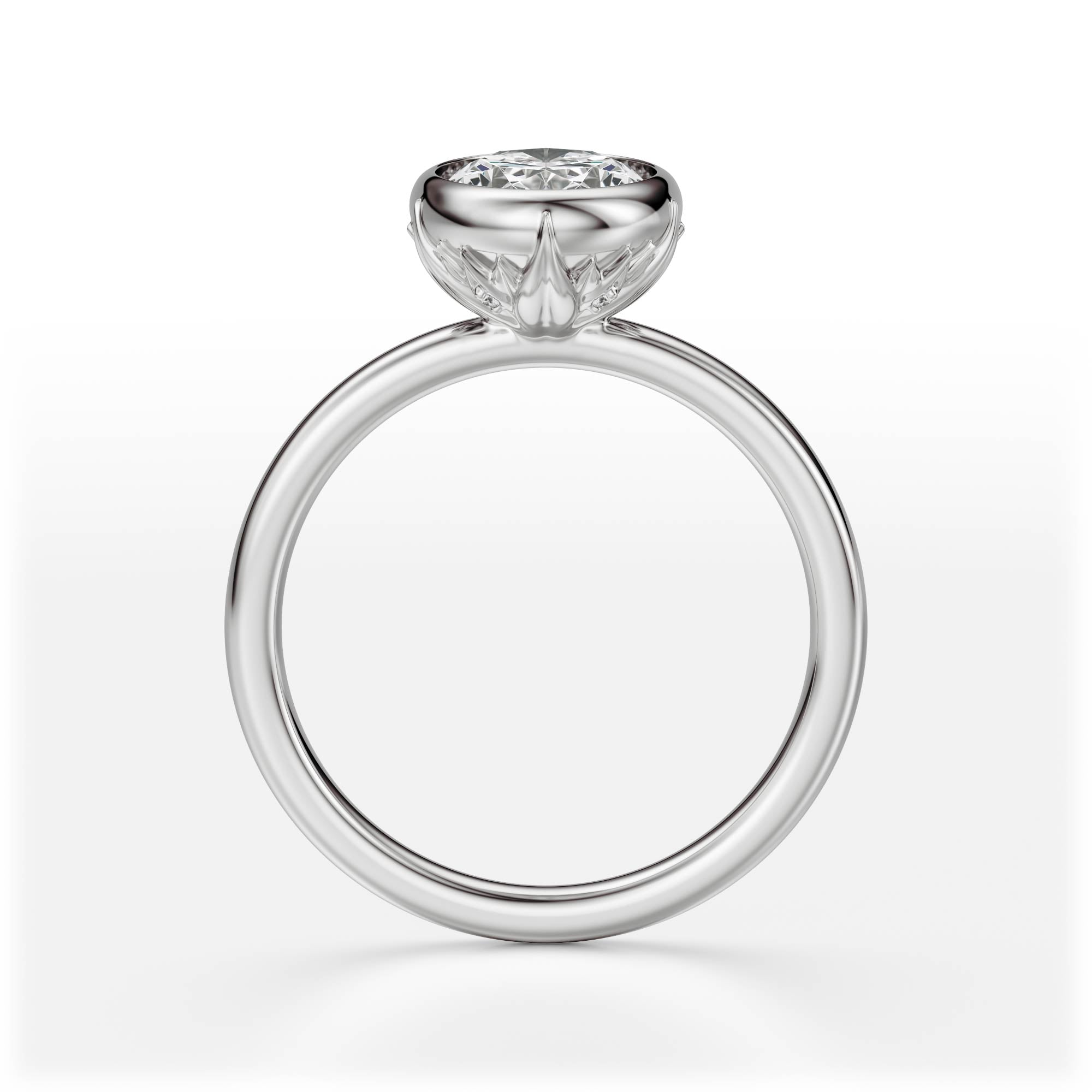 The Bezel Secret Garden Ring | Oval | Setting Only