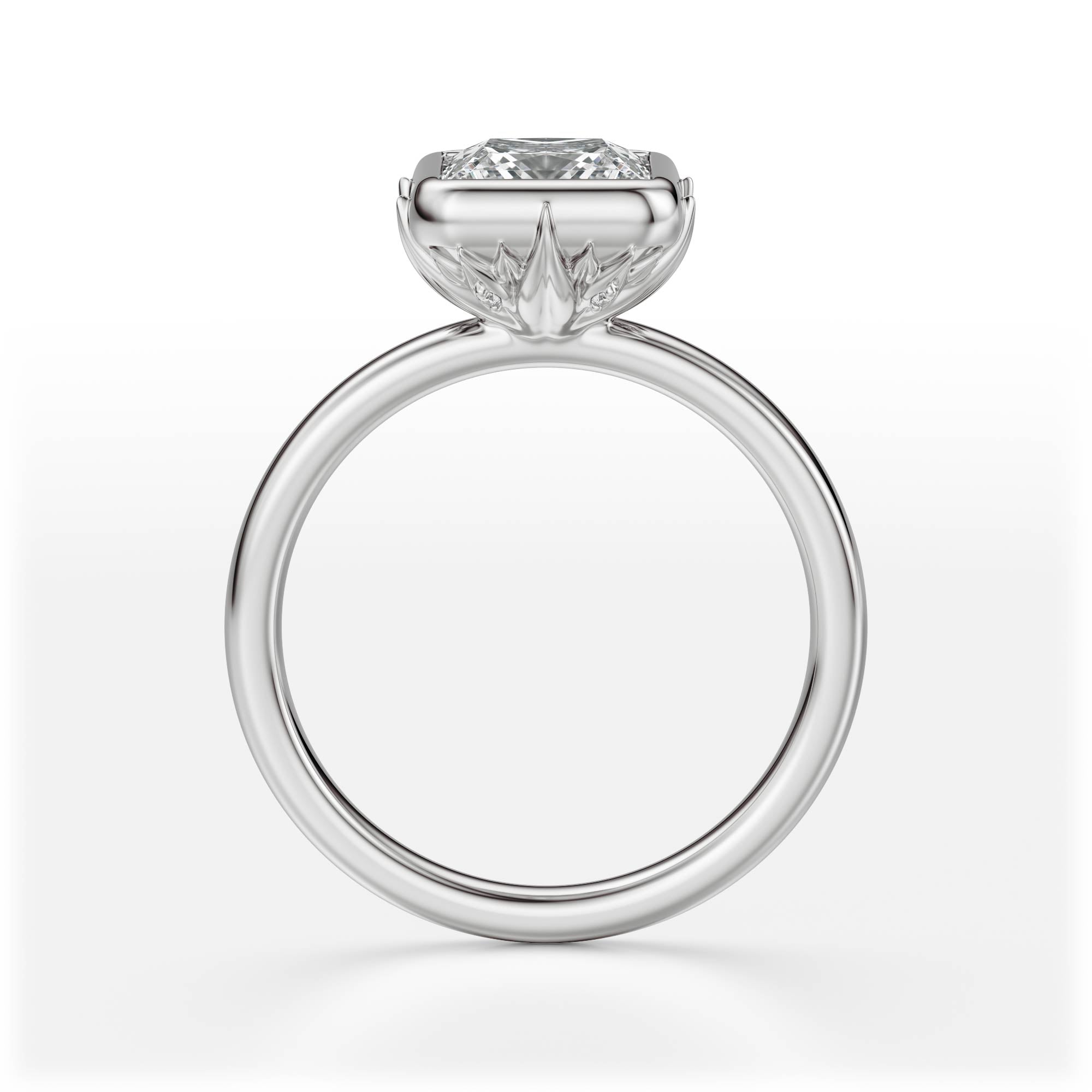 The Bezel Secret Garden Ring | Princess | Setting Only
