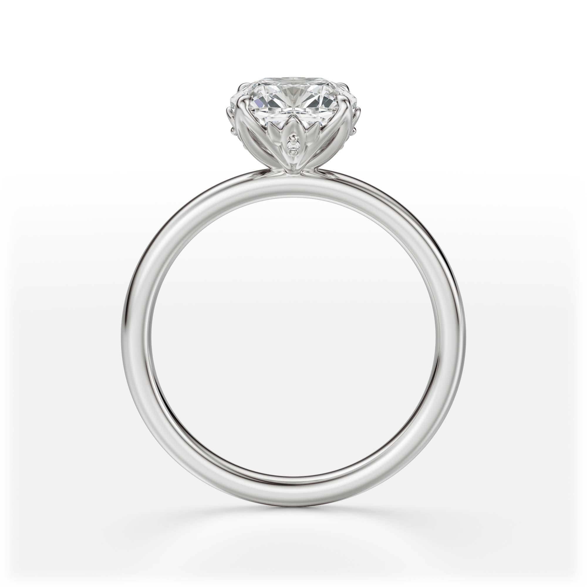 The Secret Garden Ring | Cushion | Setting Only
