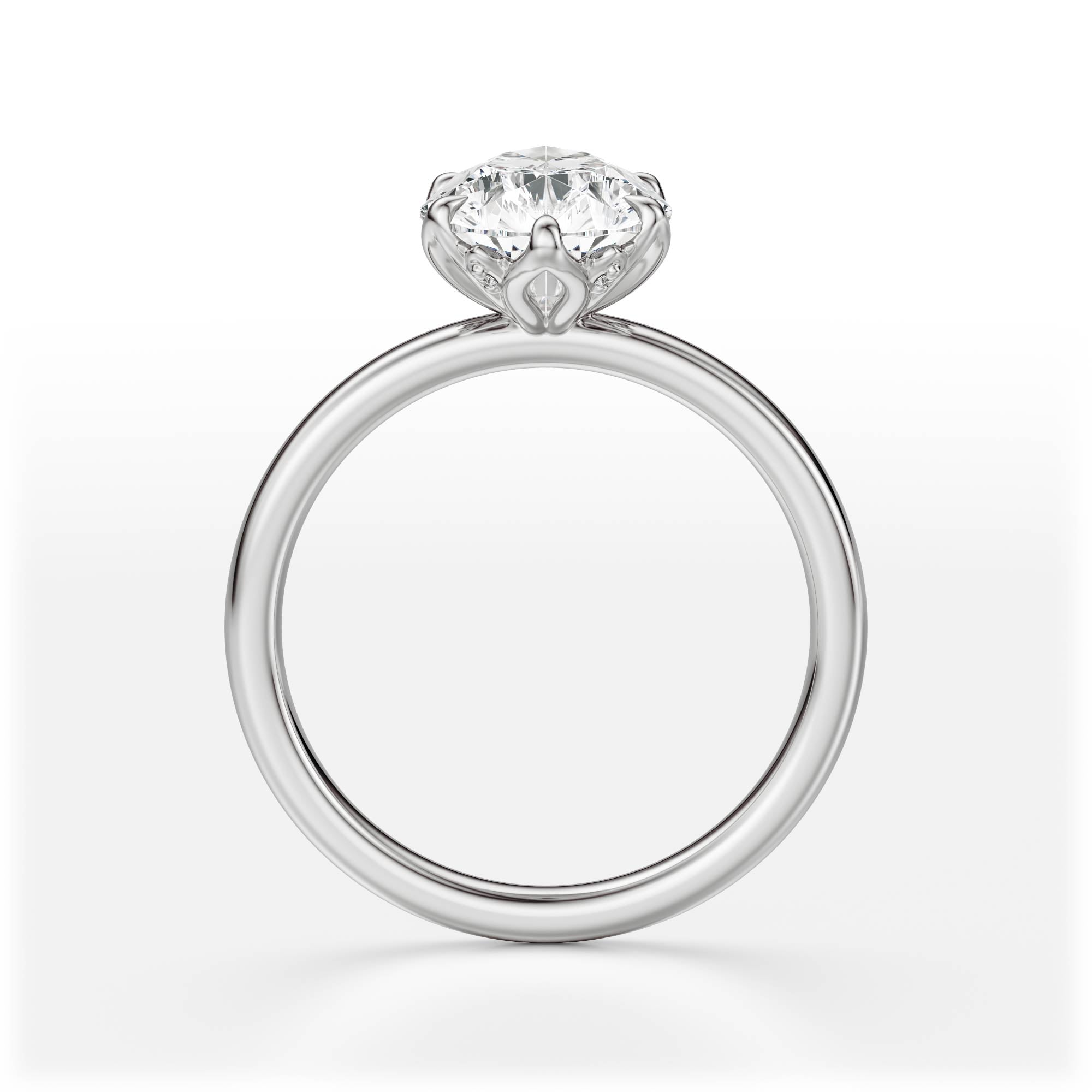 The Secret Garden Ring | Pear | Setting Only
