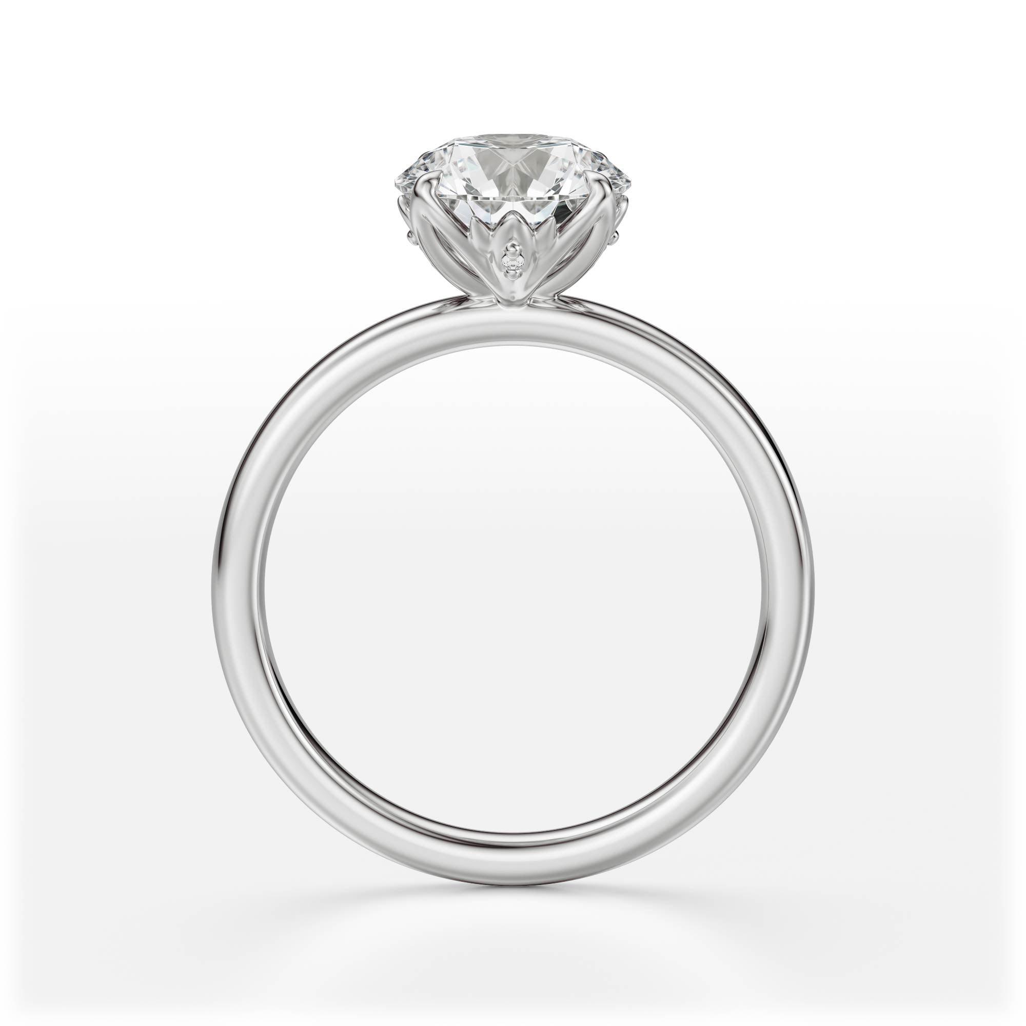 The Secret Garden Ring | Round | Setting Only