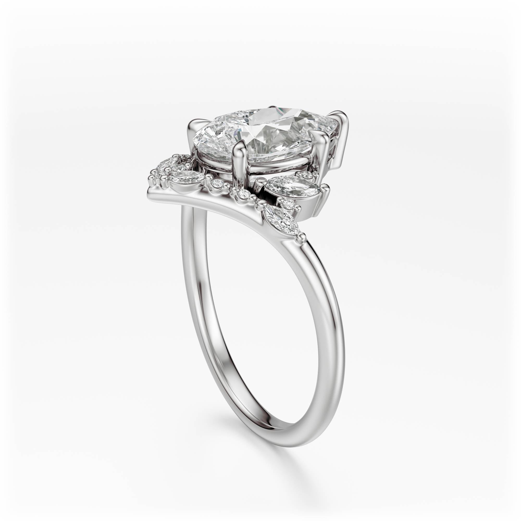 The Aurora Ring | Setting Only