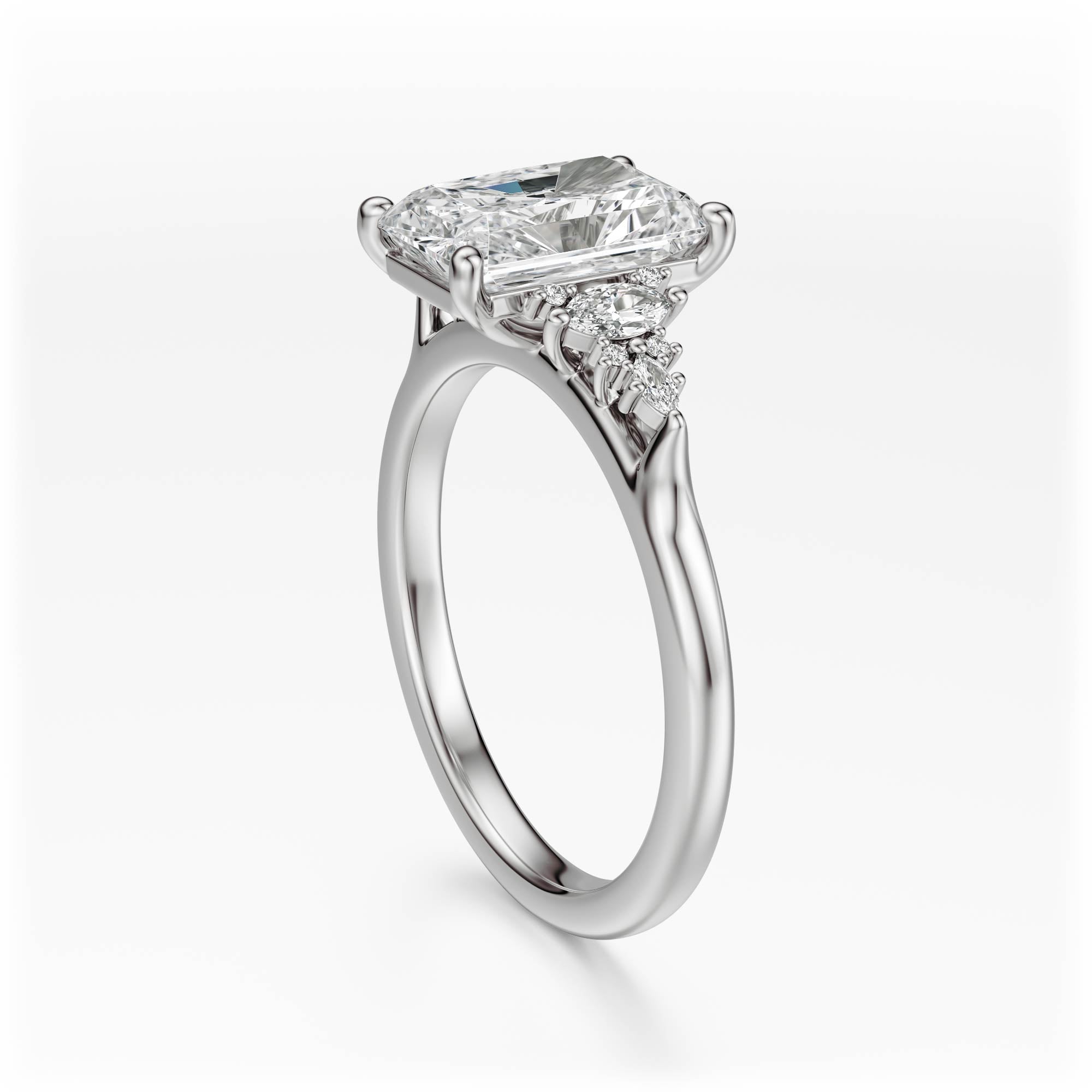 The Maeve Ring | Radiant | Setting Only