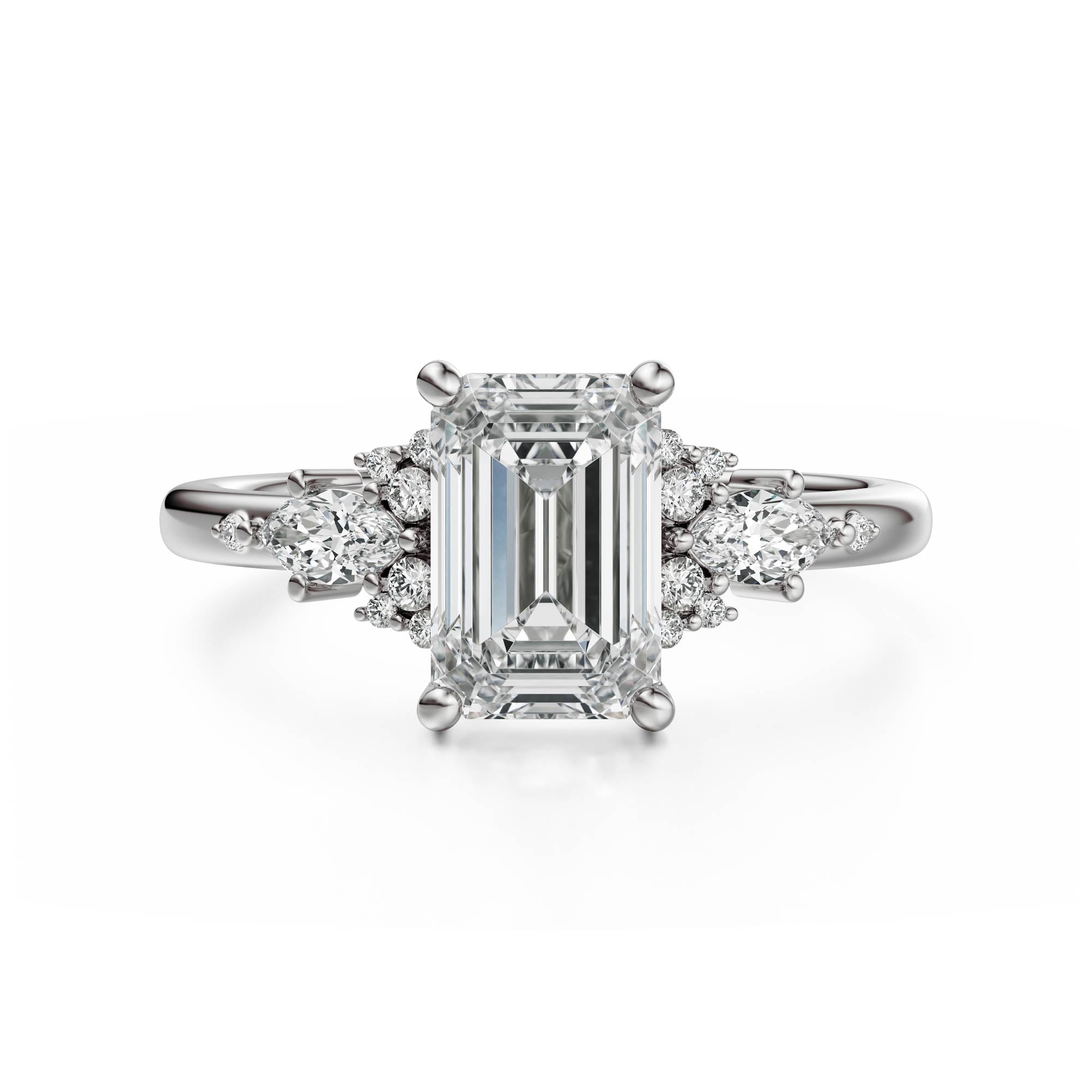 The Ascendant Ring | Emerald Cut - Lavender Creek Gems