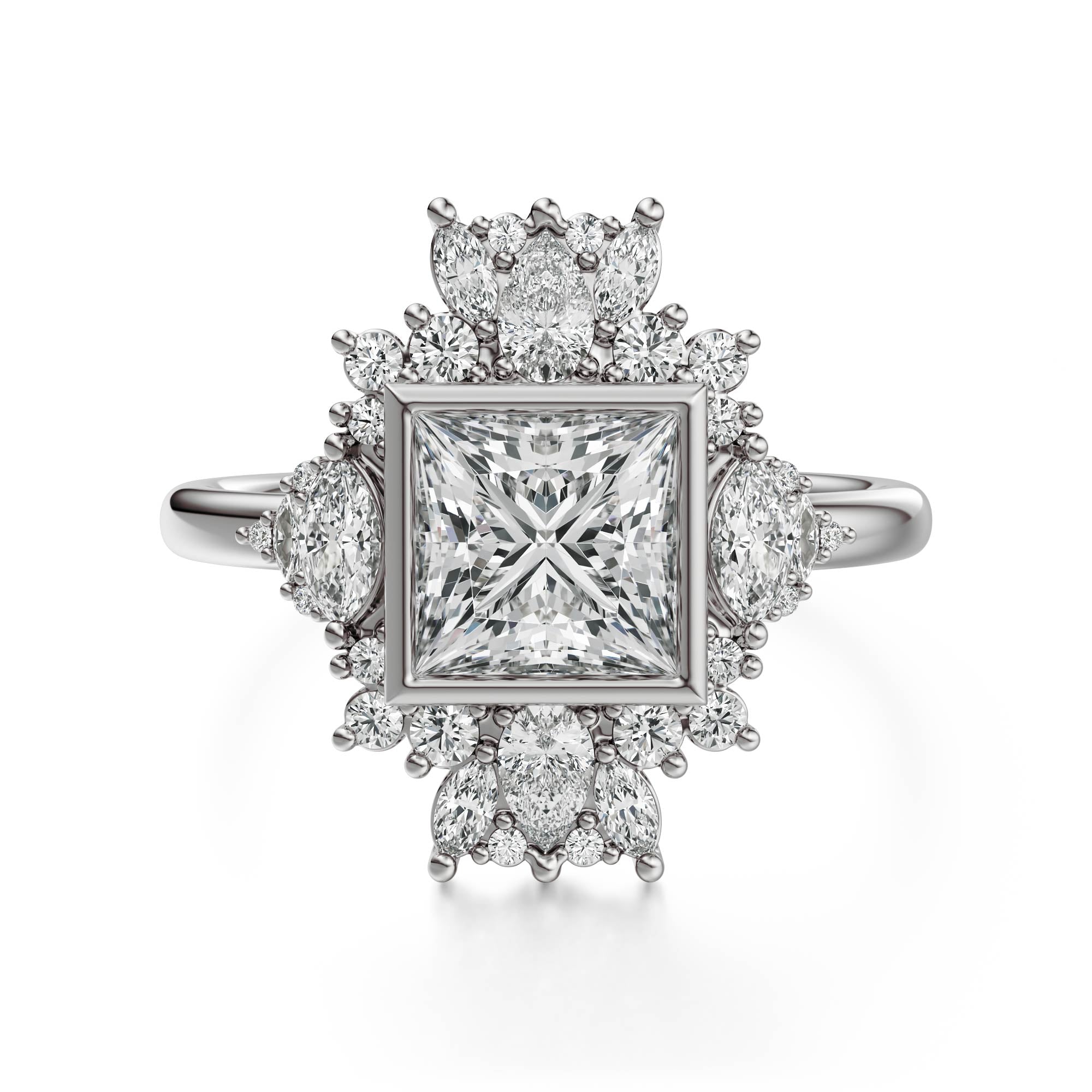 The Ethereal Ring | Princess | Setting Only