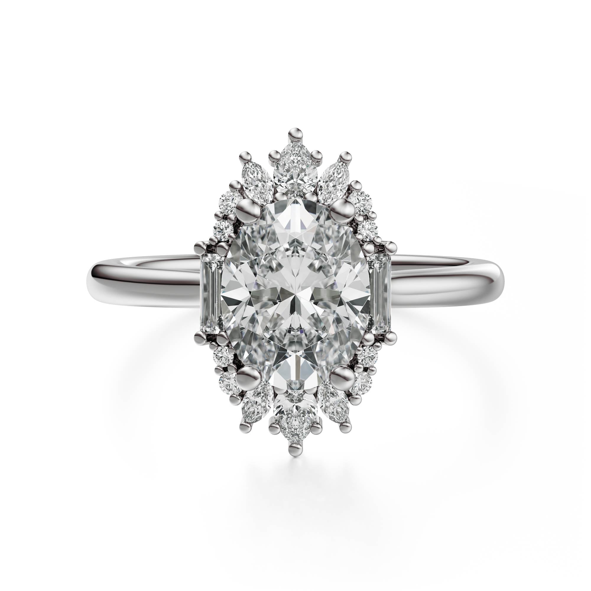 The Georgia Ring | Oval | Setting Only