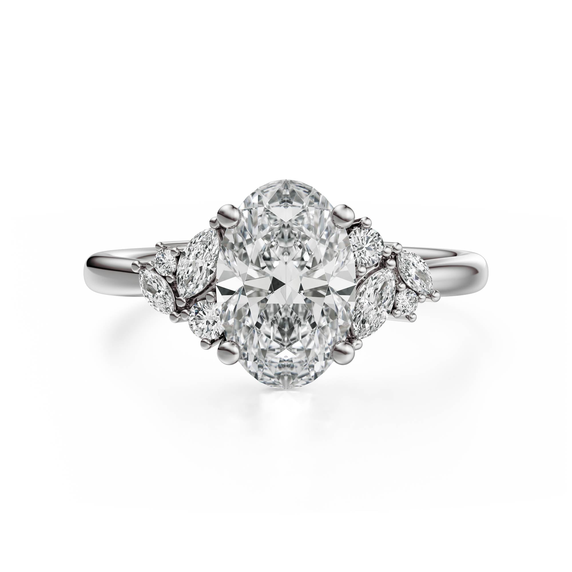 The Laurel Ring | Oval