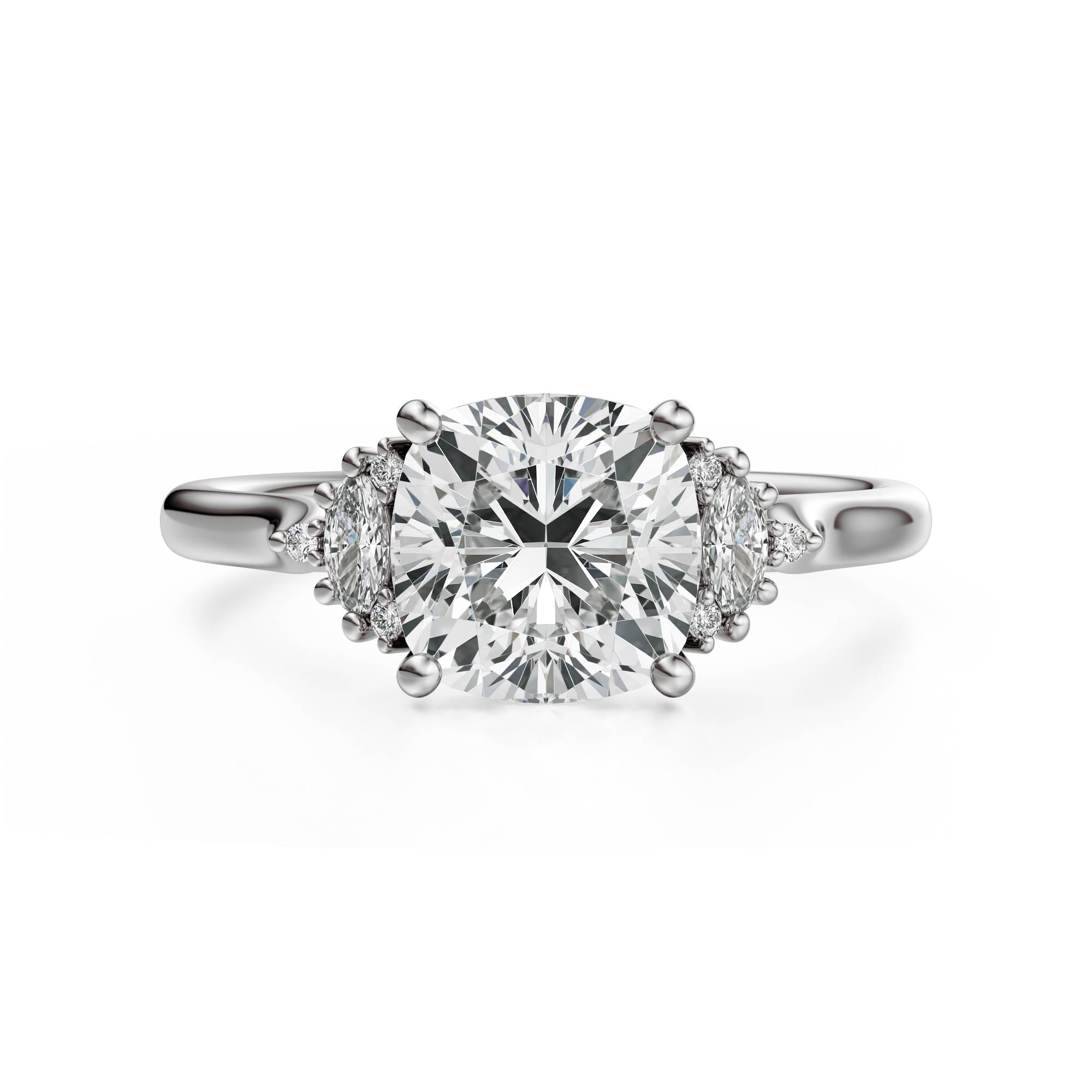 The Maren Ring | Cushion | Setting Only