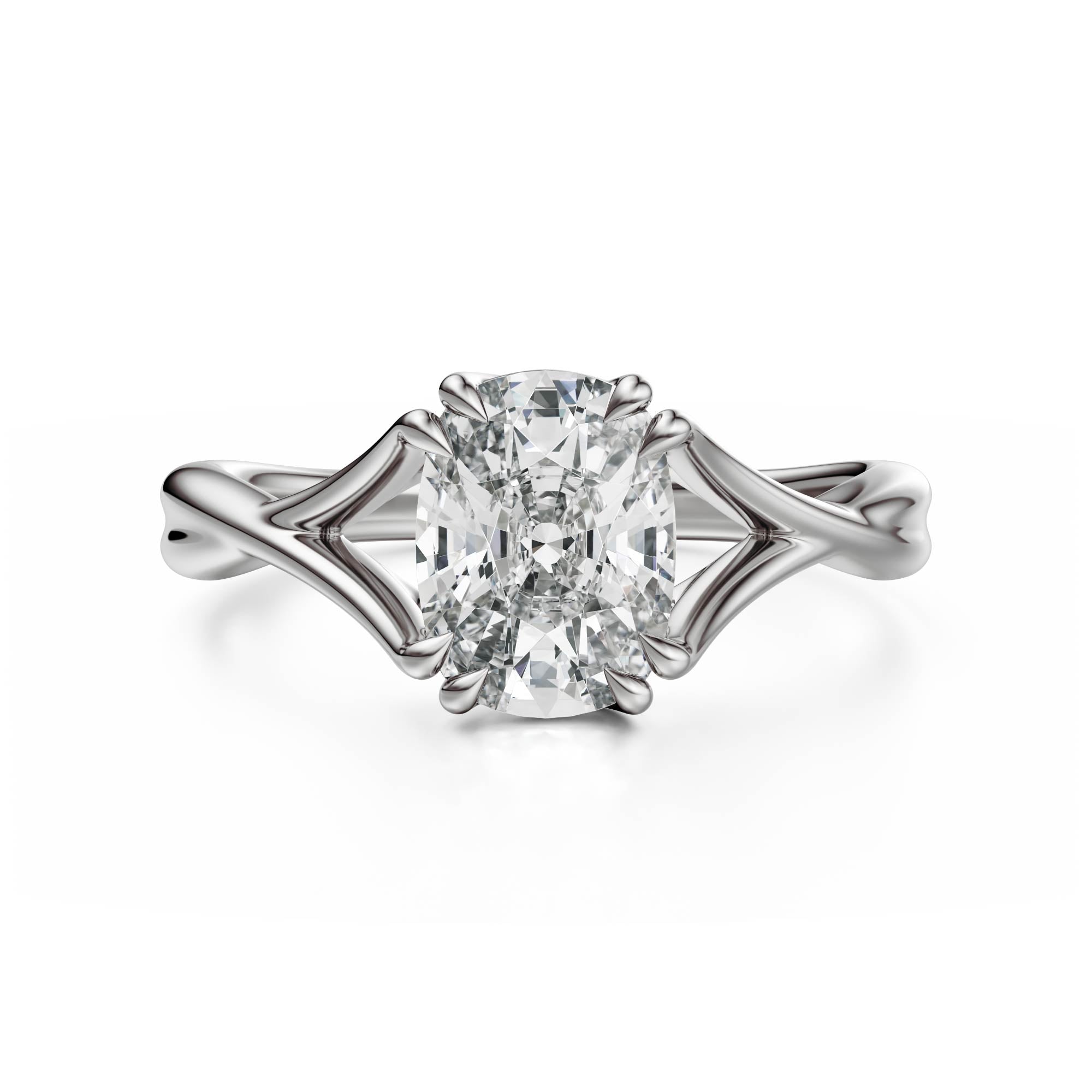 The Entwine Ring | Elongated Cushion - Lavender Creek Gems