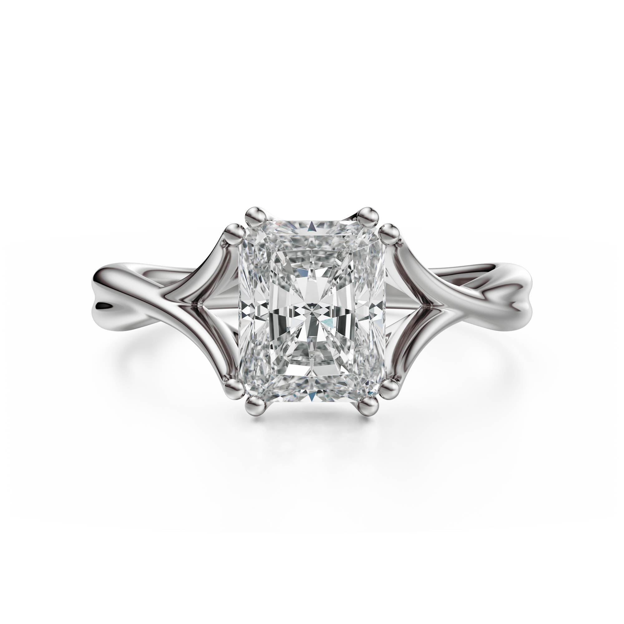 The Entwine Ring | Radiant - Lavender Creek Gems