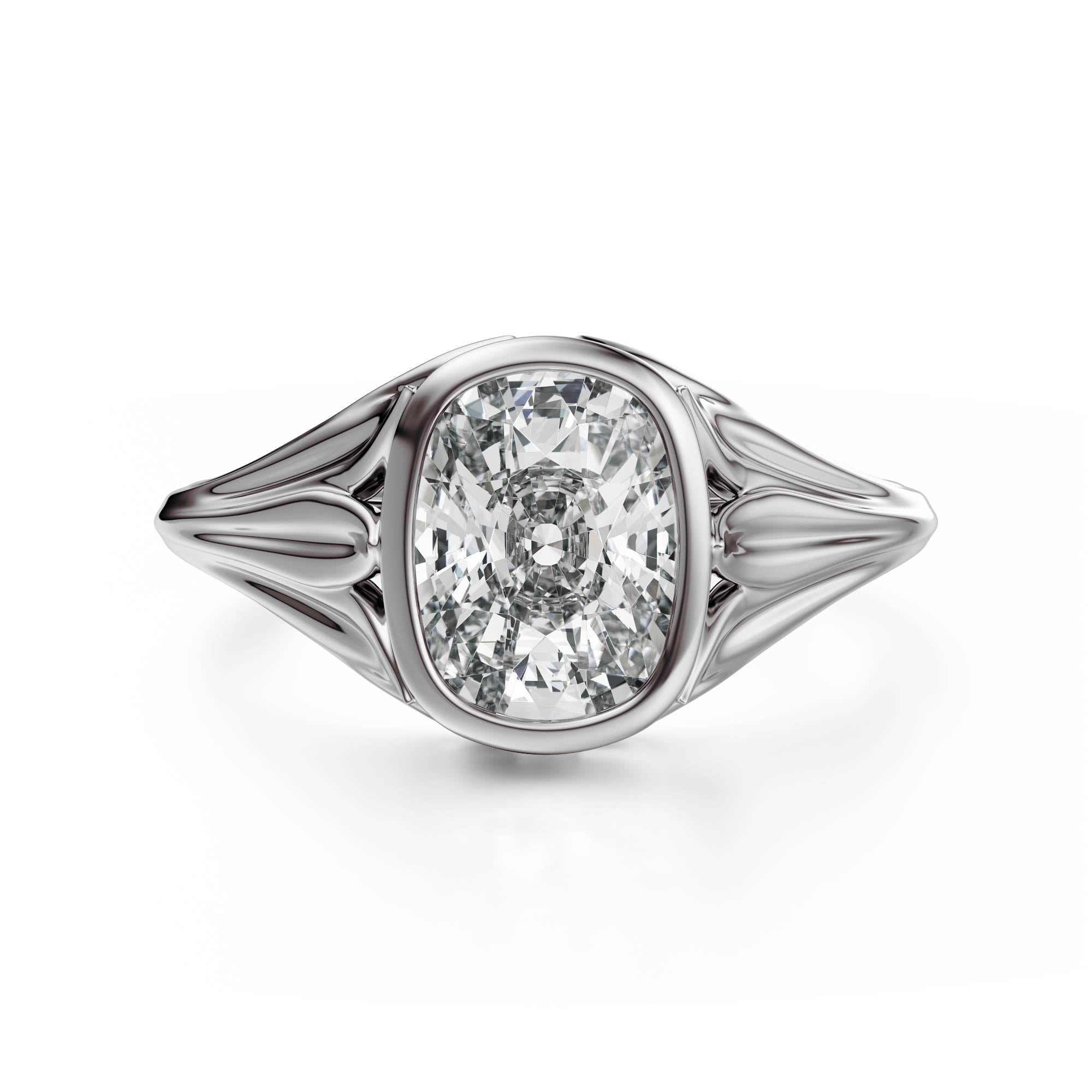 The Nightbloom Ring | Elongated Cushion - Lavender Creek Gems
