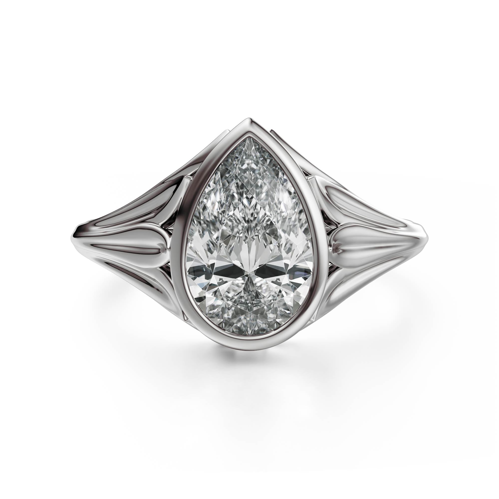 The Nightbloom Ring | Pear - Lavender Creek Gems