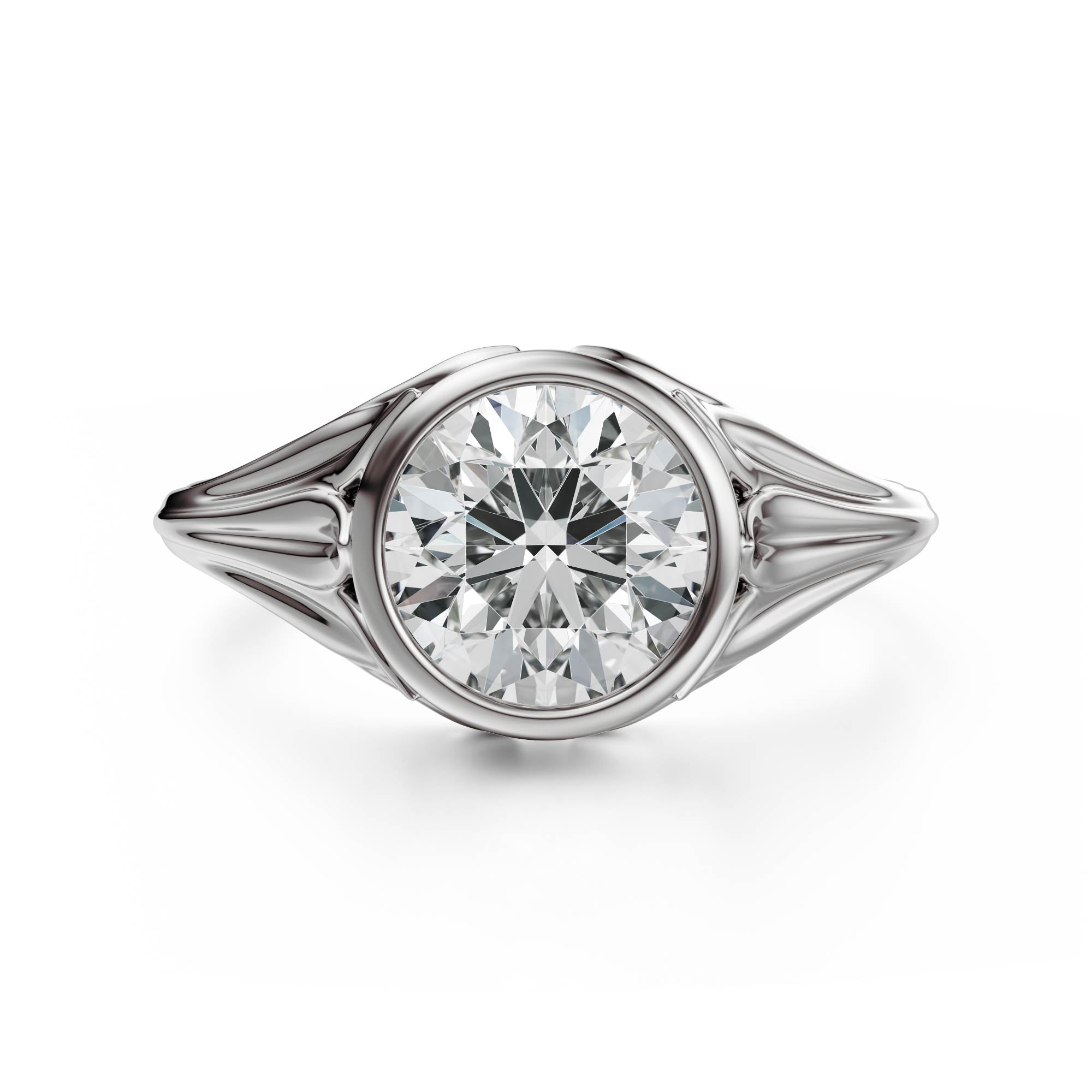 The Nightbloom Ring | Round | Setting Only - Lavender Creek Gems