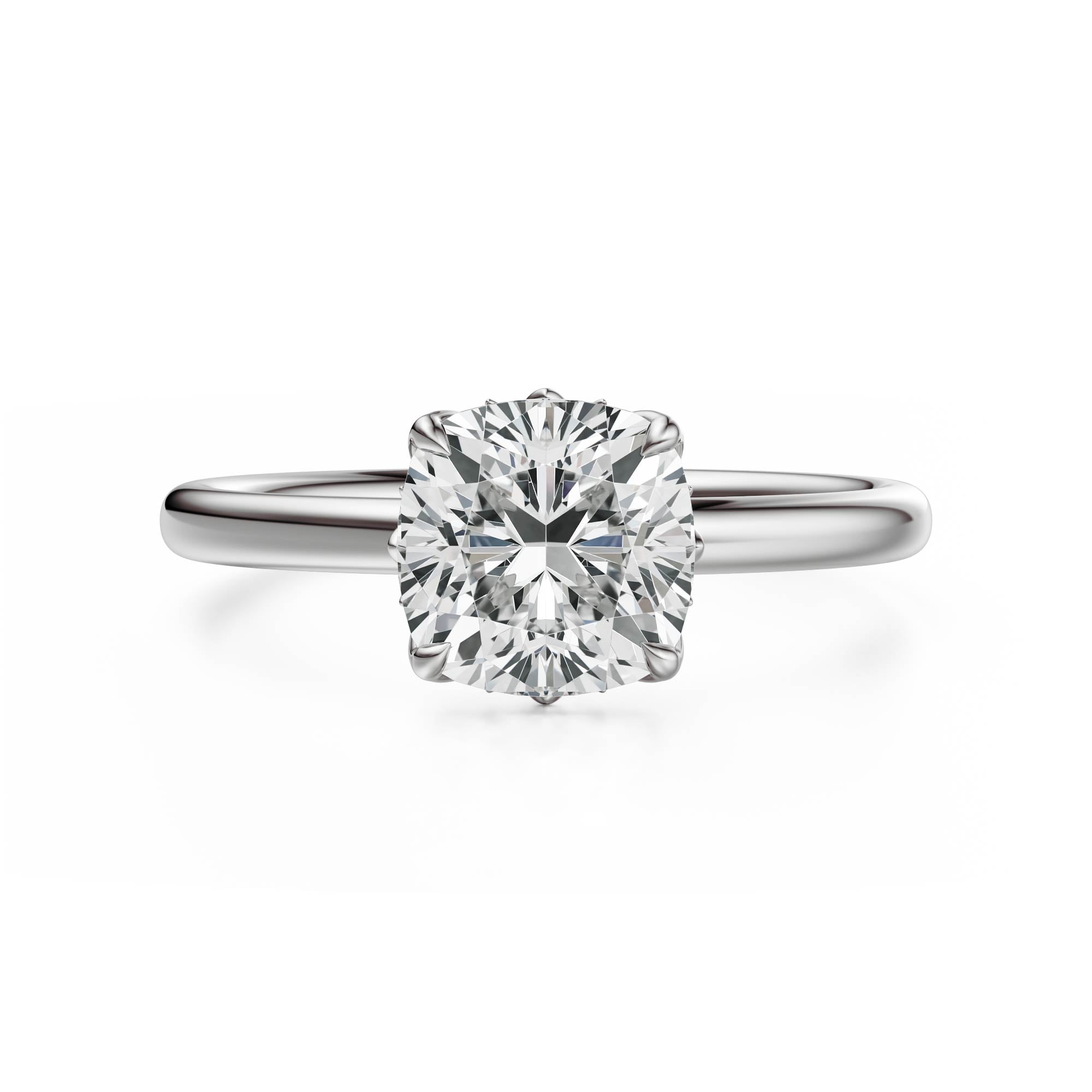 The Secret Garden Ring | Cushion | Setting Only