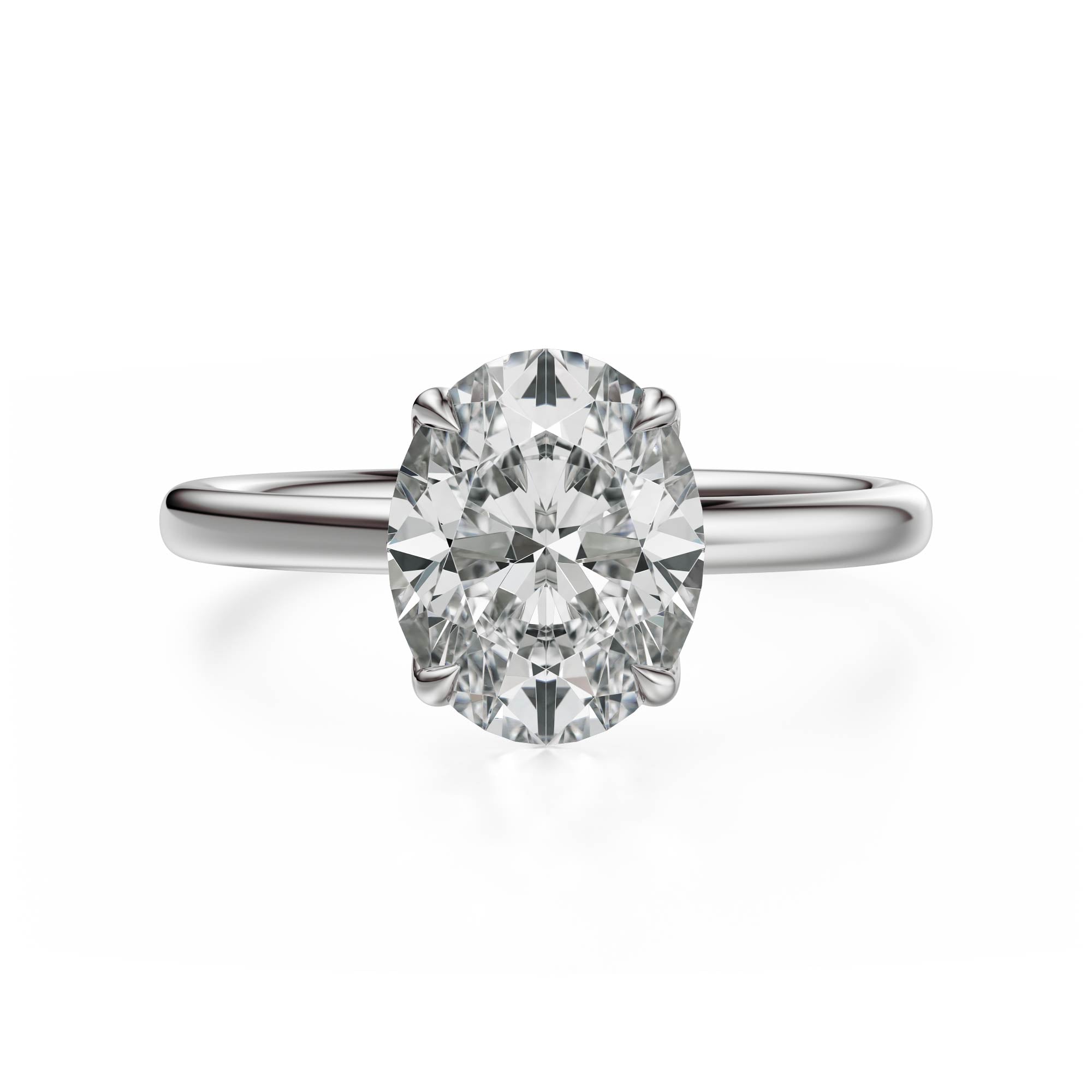 The Secret Garden Ring | Oval | Setting Only