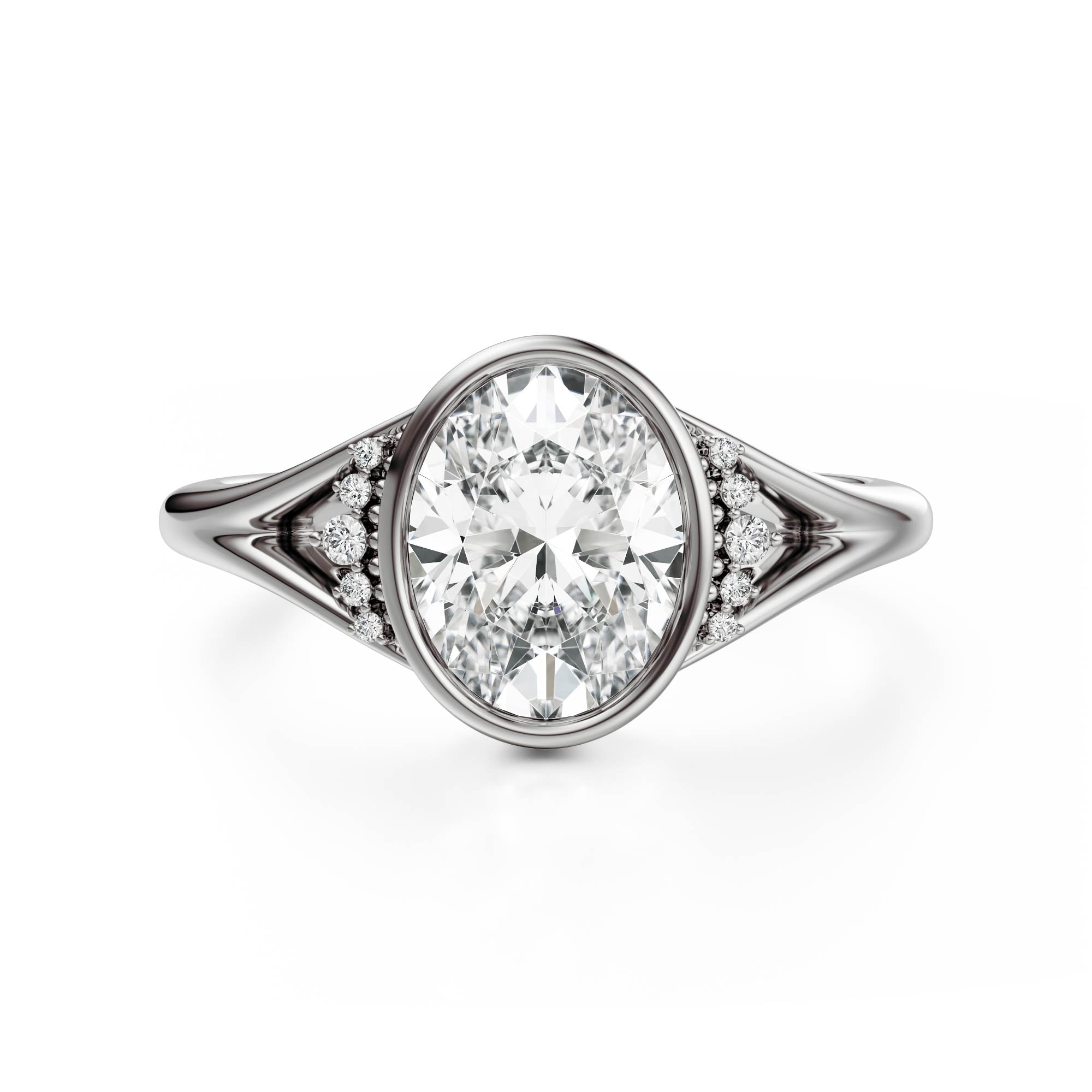The Bezel Serendipity Ring | Oval | Setting Only