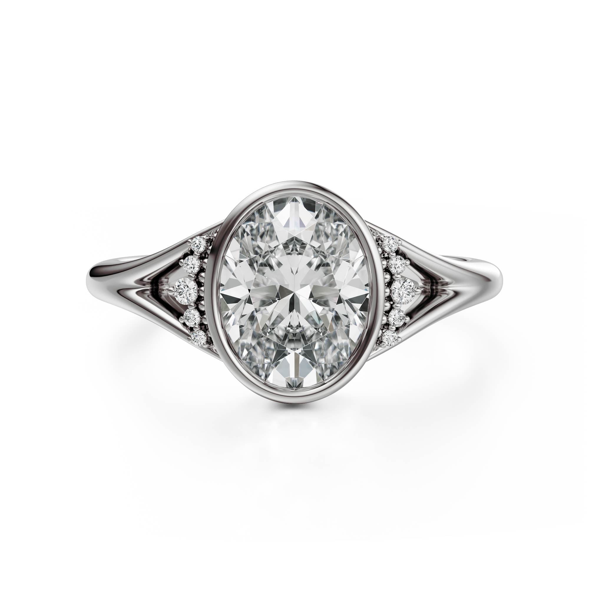 The Bezel Serendipity Ring | Oval | Setting Only