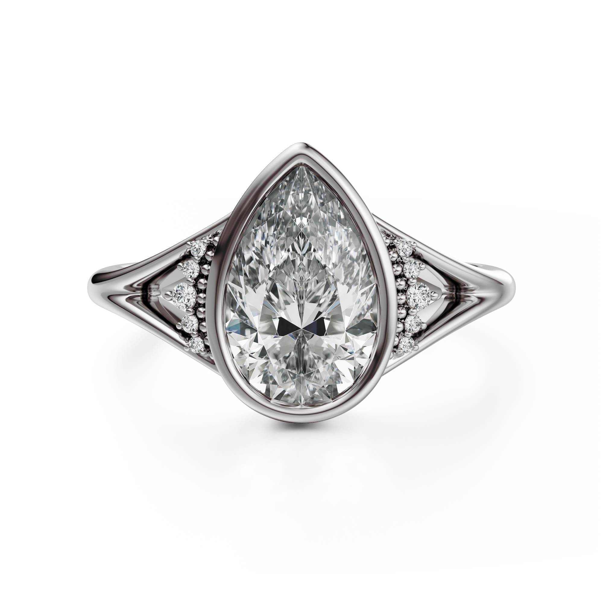 The Bezel Serendipity Ring | Pear
