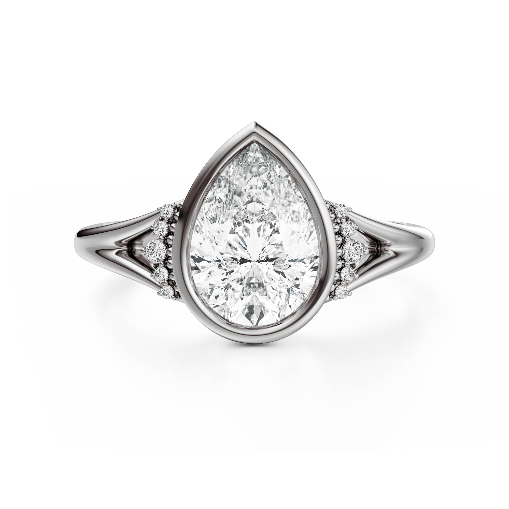 The Bezel Serendipity Ring | Pear