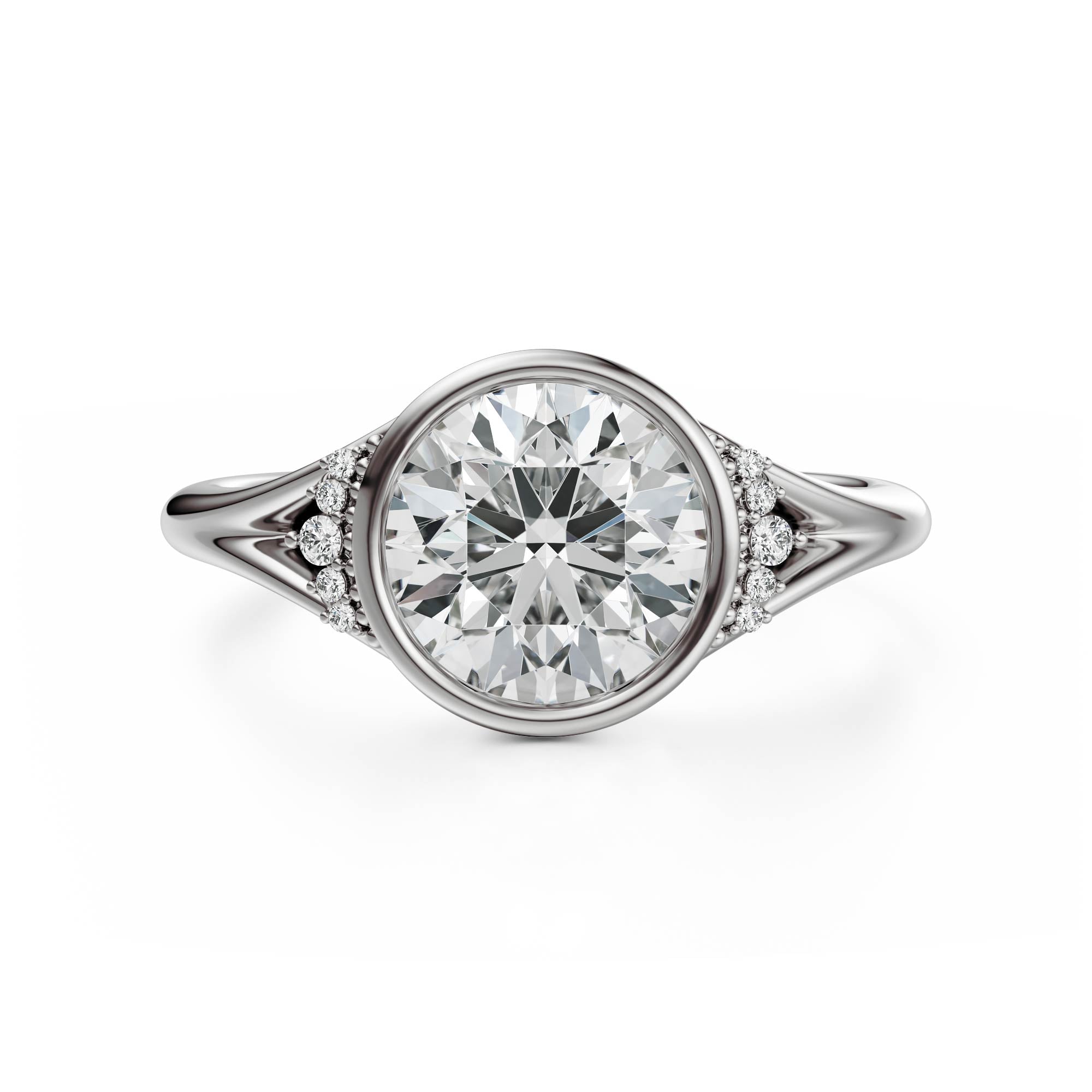The Bezel Serendipity Ring | Round