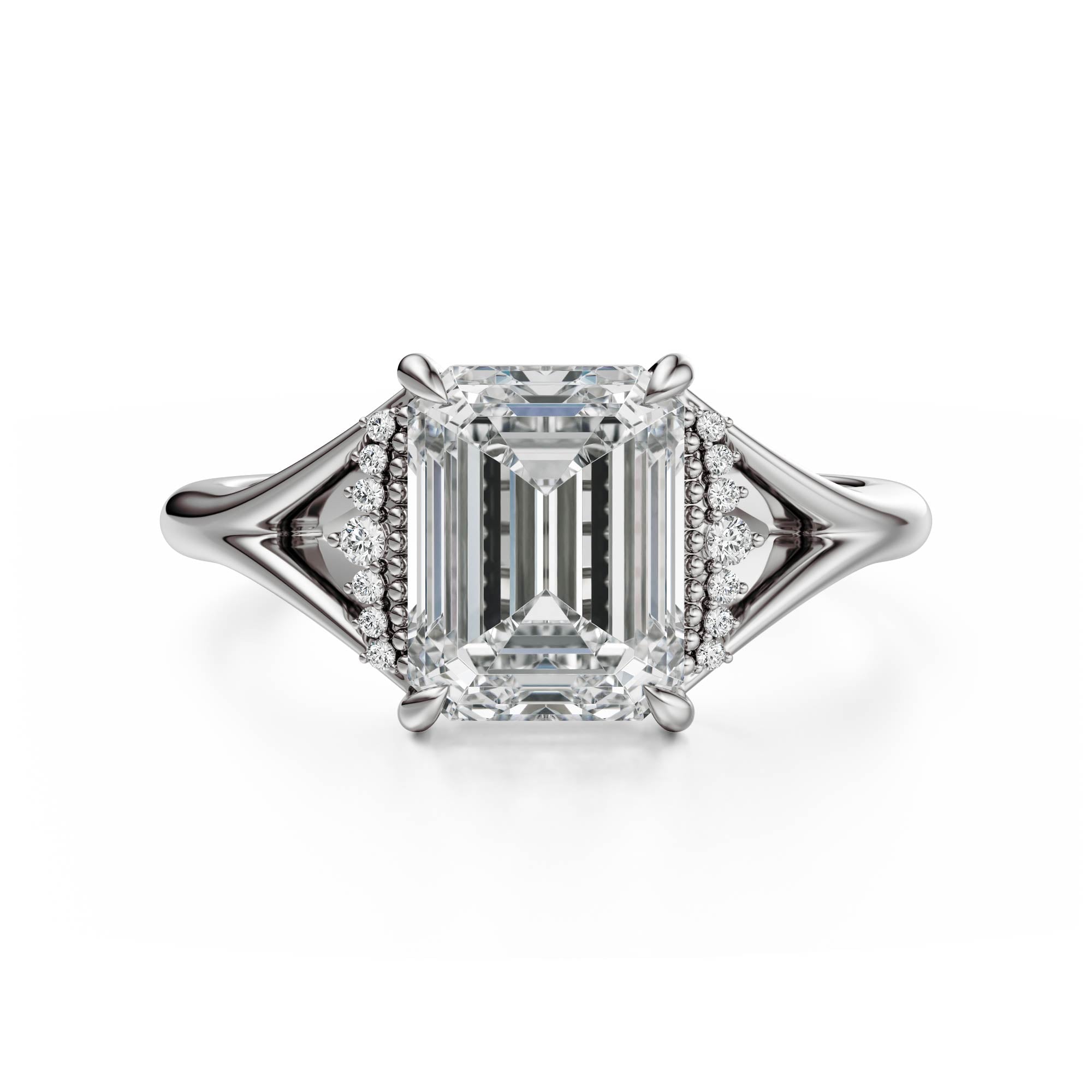 The Serendipity Ring | Emerald Cut
