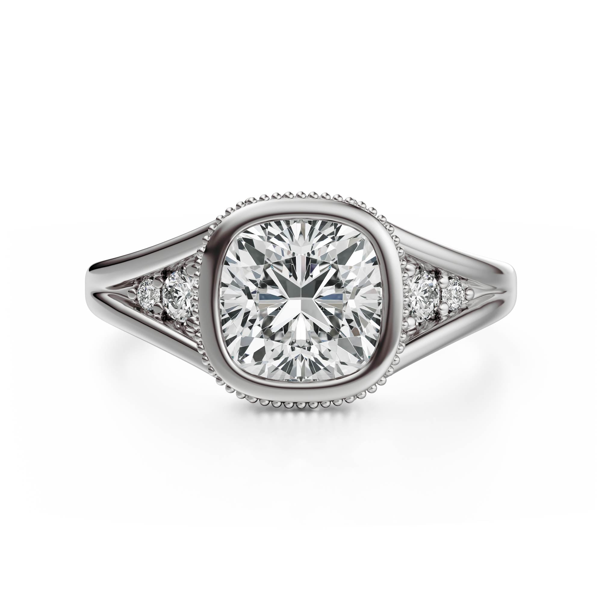 The Sitara Ring | Cushion - Lavender Creek Gems
