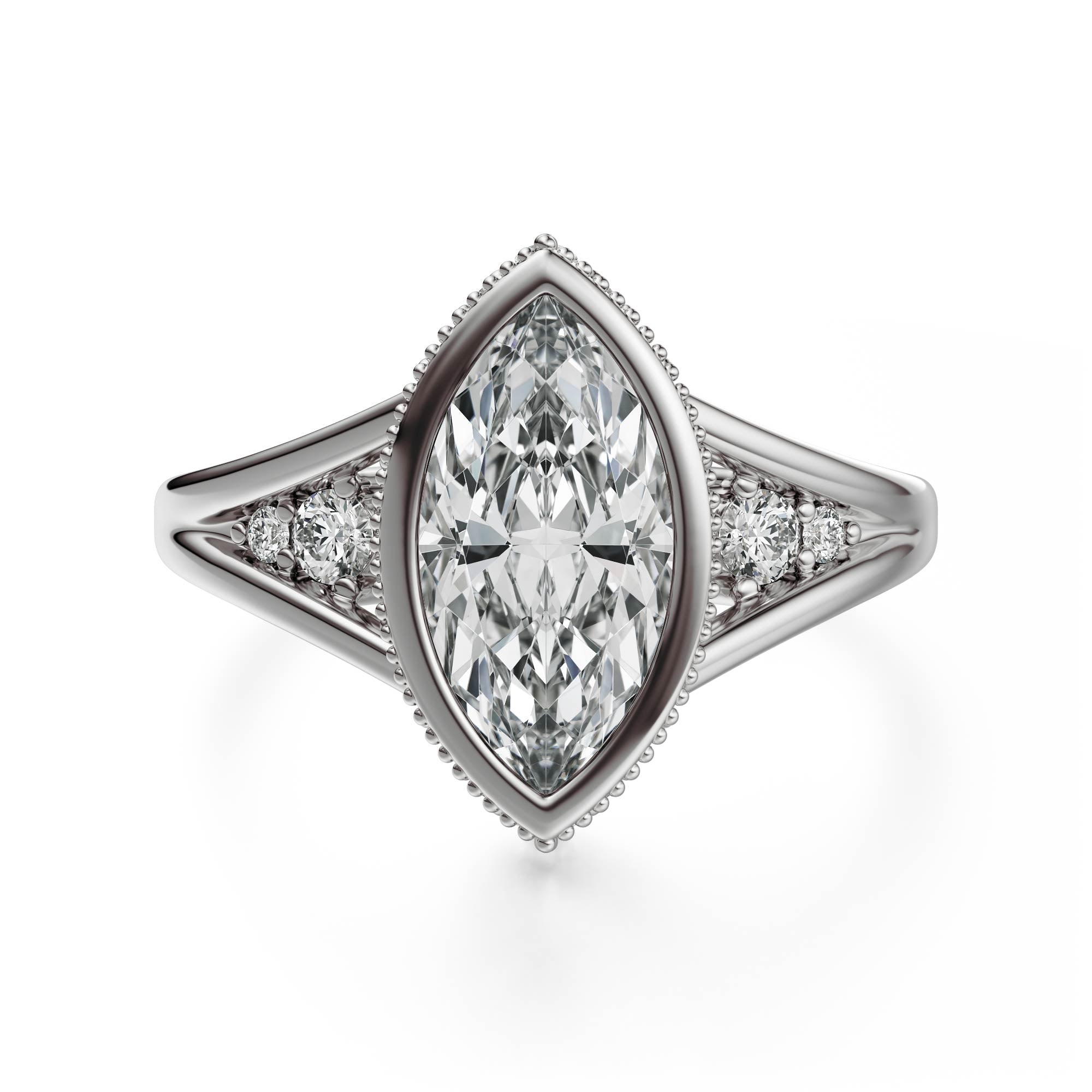 The Sitara Ring | Marquise | Setting Only - Lavender Creek Gems