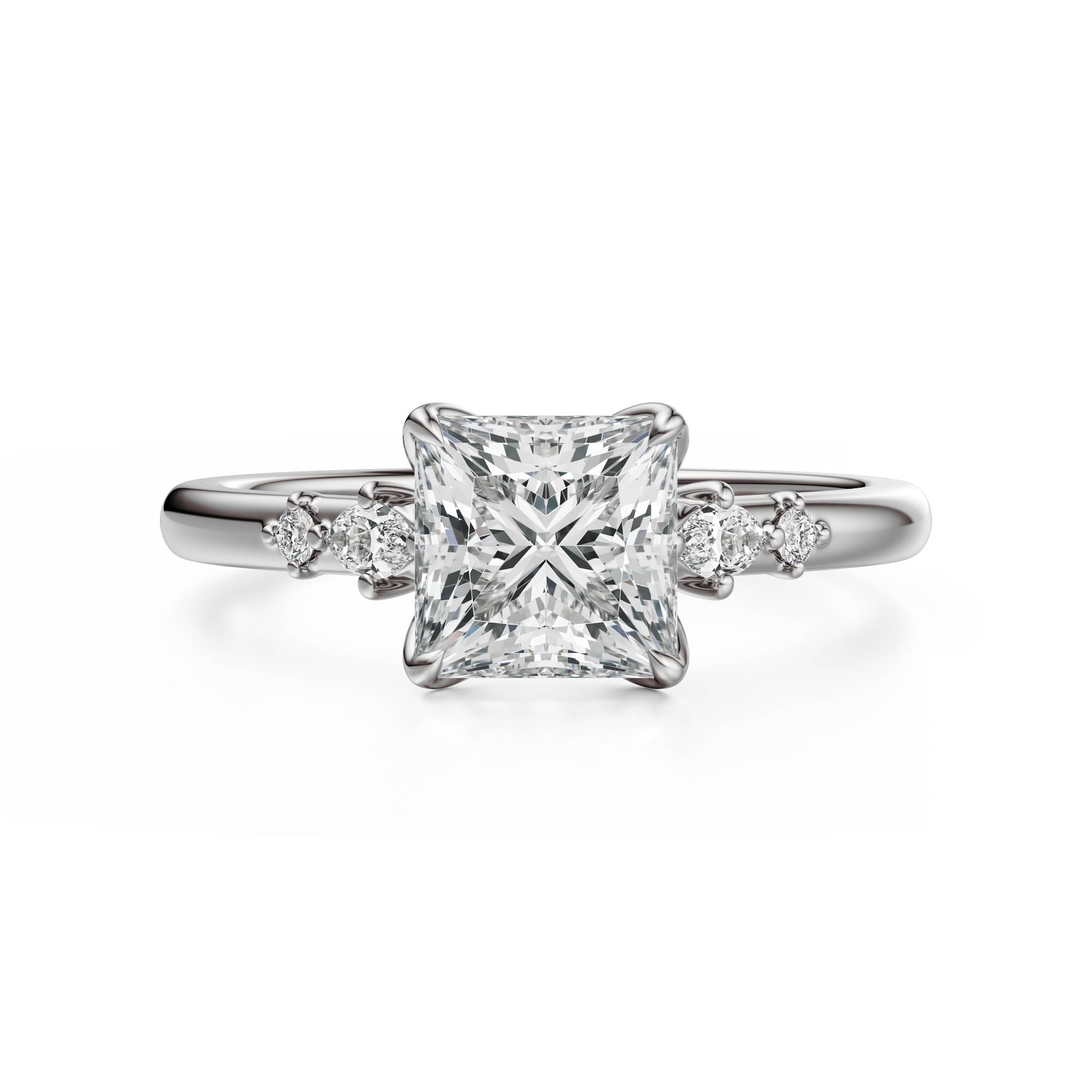 The Skye Ring | Princess | Setting Only - Lavender Creek Gems