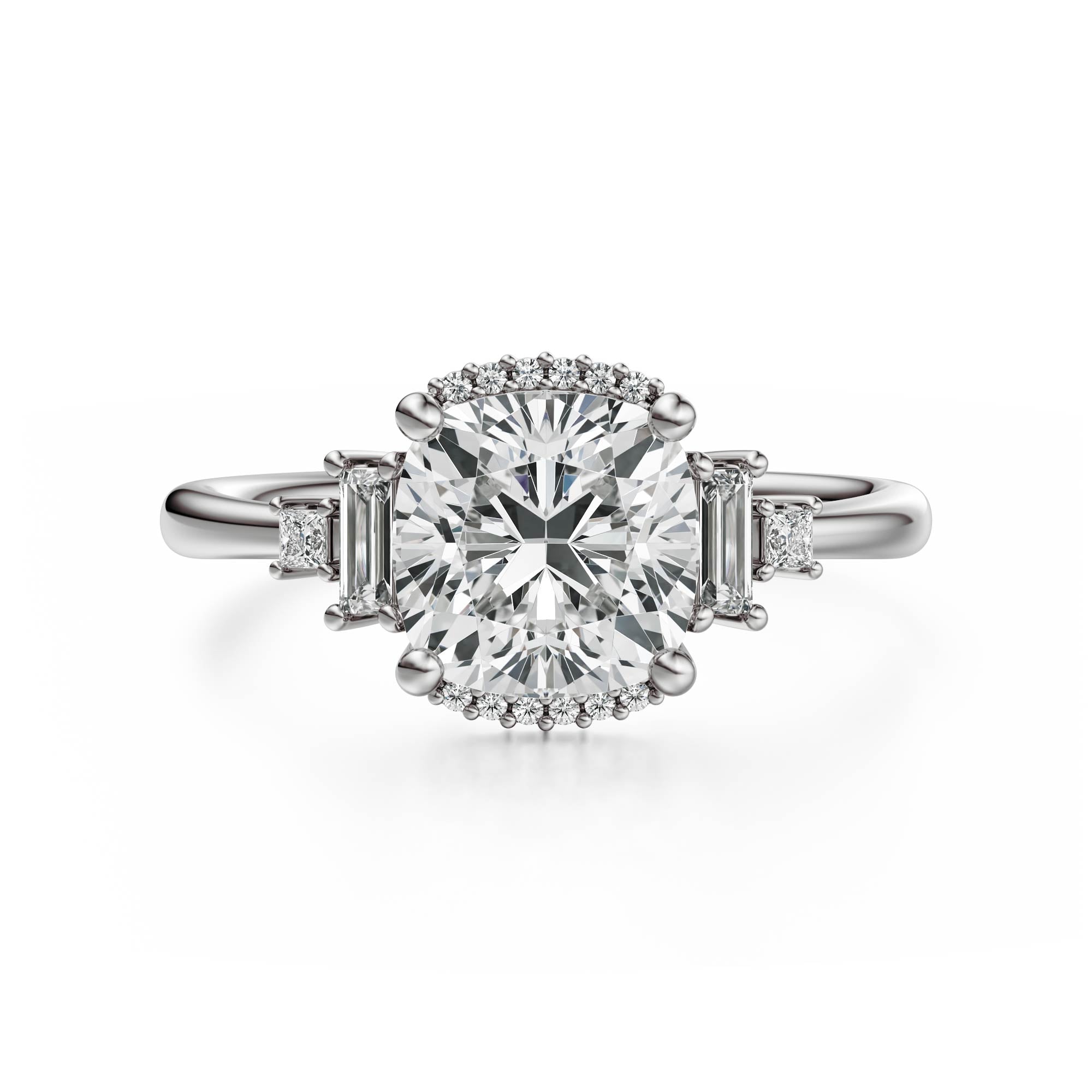 The Sura Ring | Cushion | Setting Only