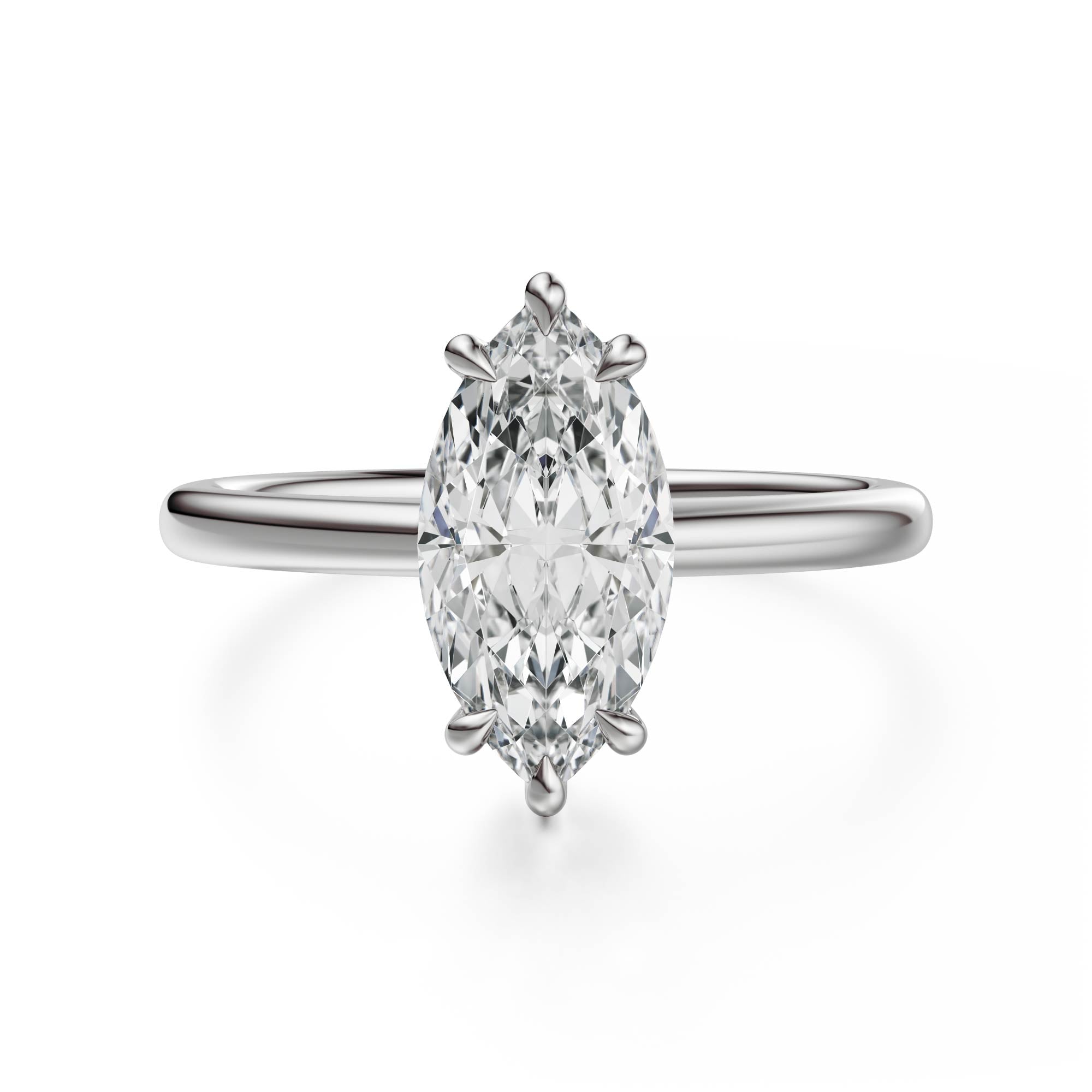 The Thalassa Ring | Marquise | Setting Only - Lavender Creek Gems