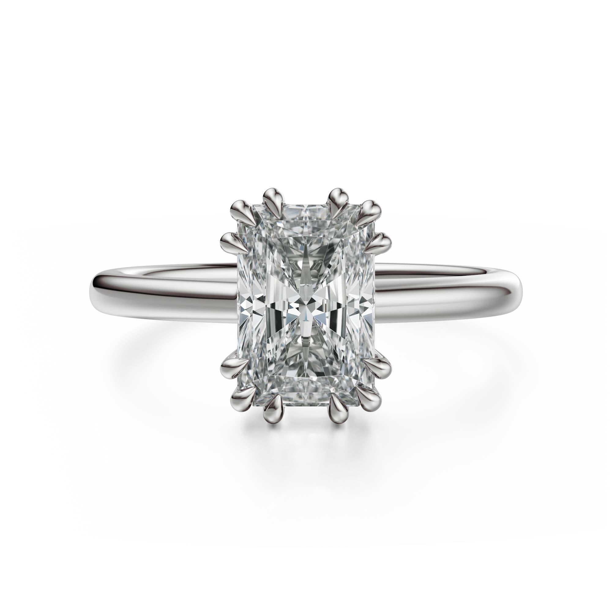 The Thalassa Ring | Radiant - Lavender Creek Gems