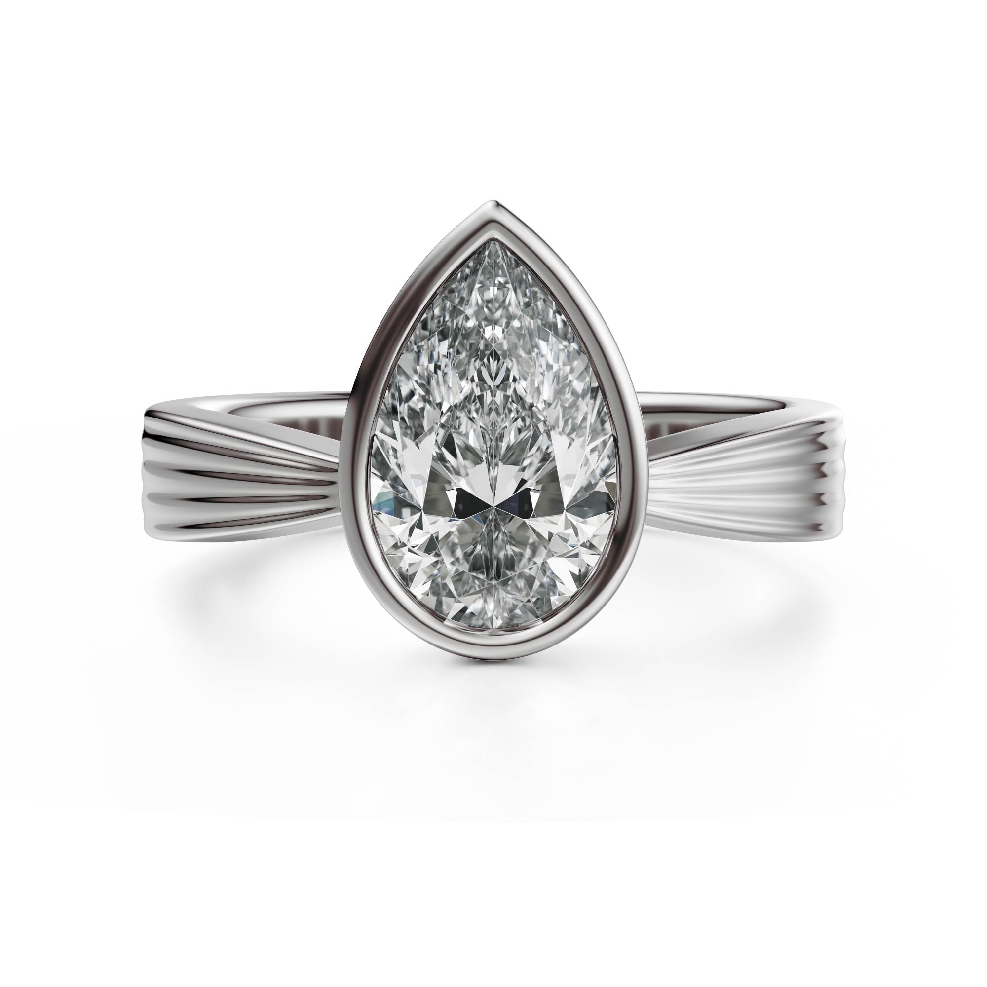 The Veil Ring | Pear - Lavender Creek Gems