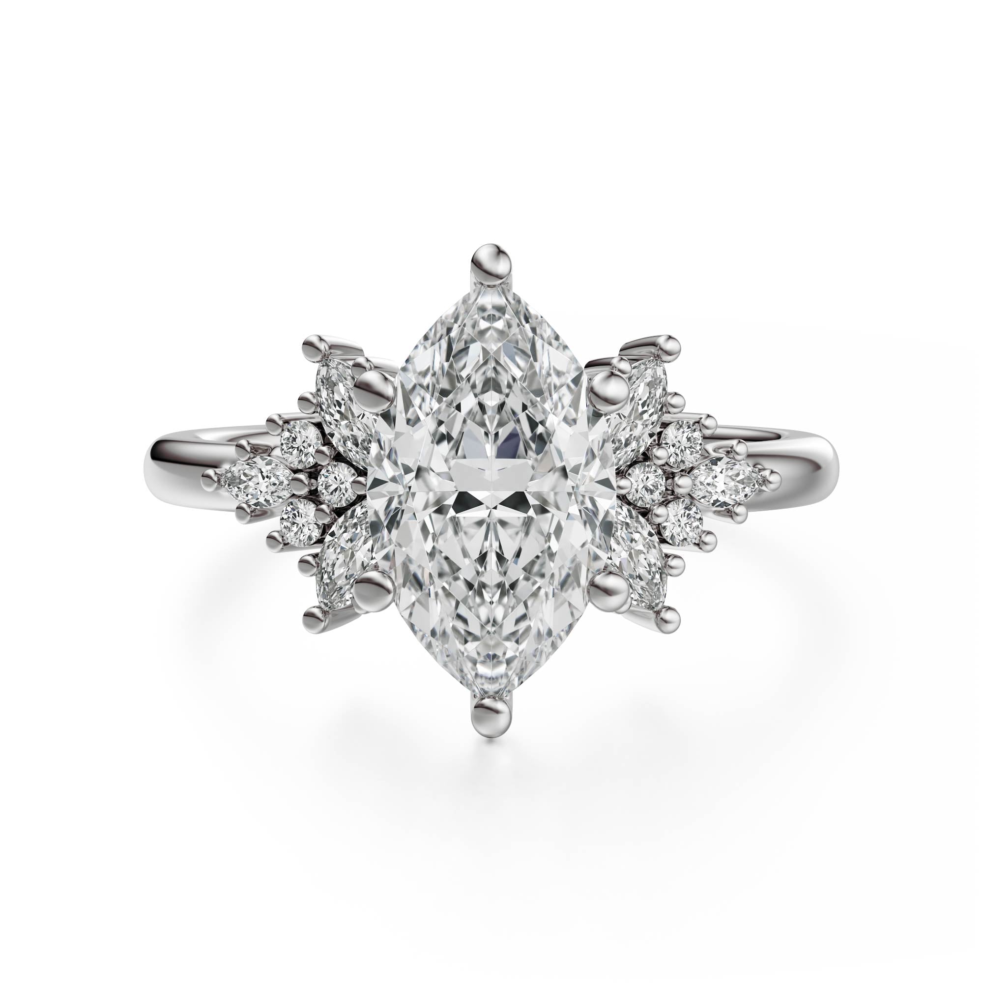 The Veraine Ring | Marquise | Setting Only