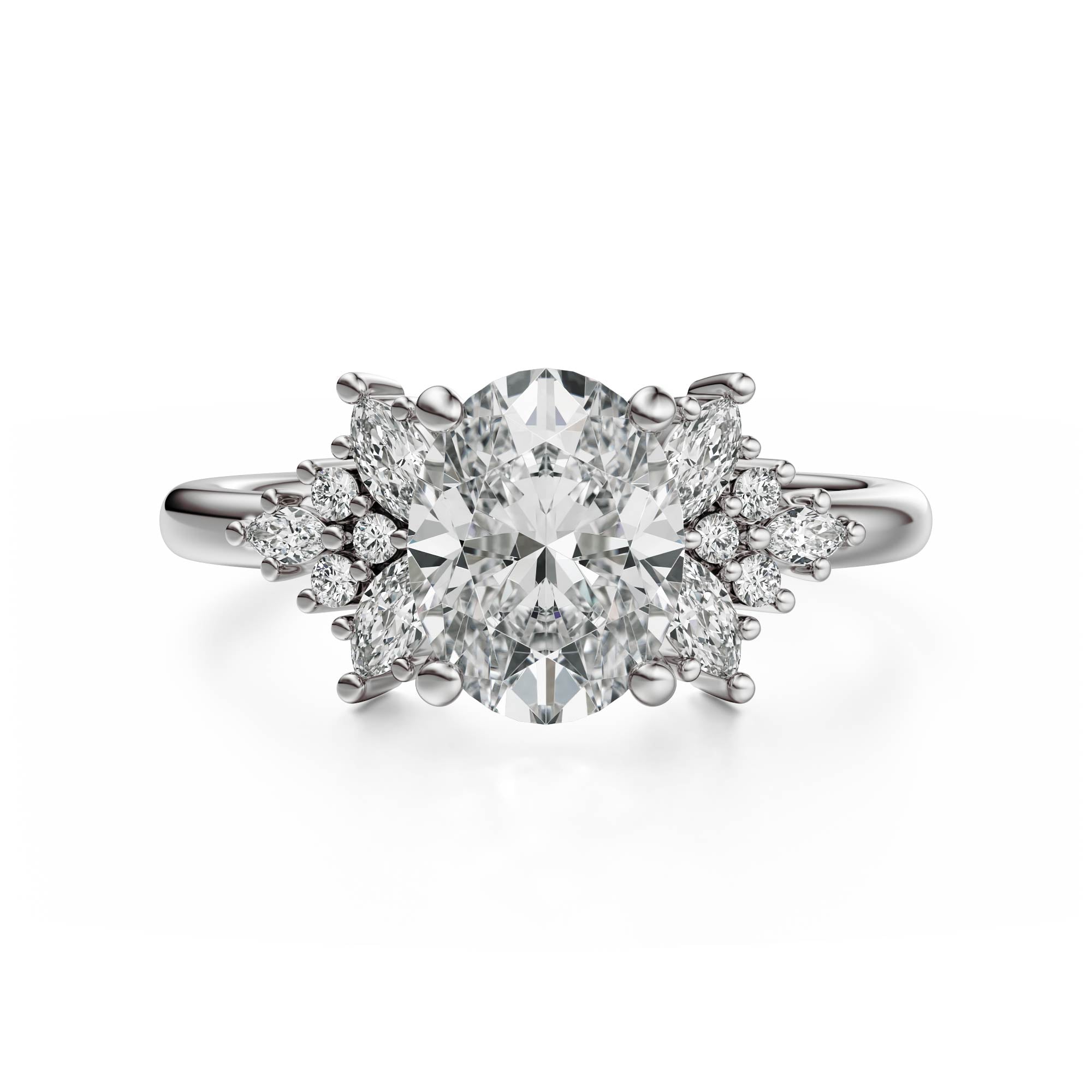 The Veraine Ring | Oval | Setting Only