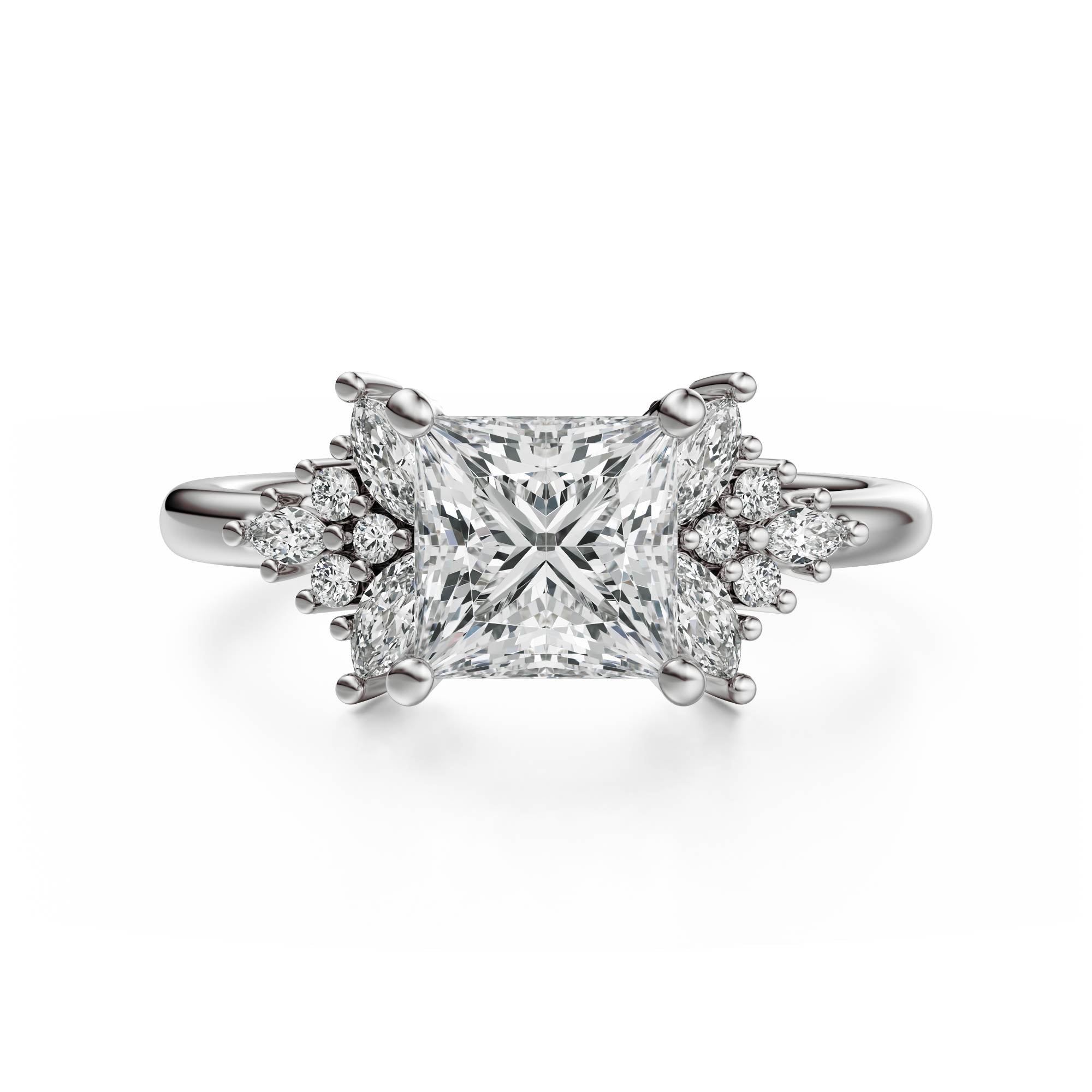 The Veraine Ring | Princess | Setting Only