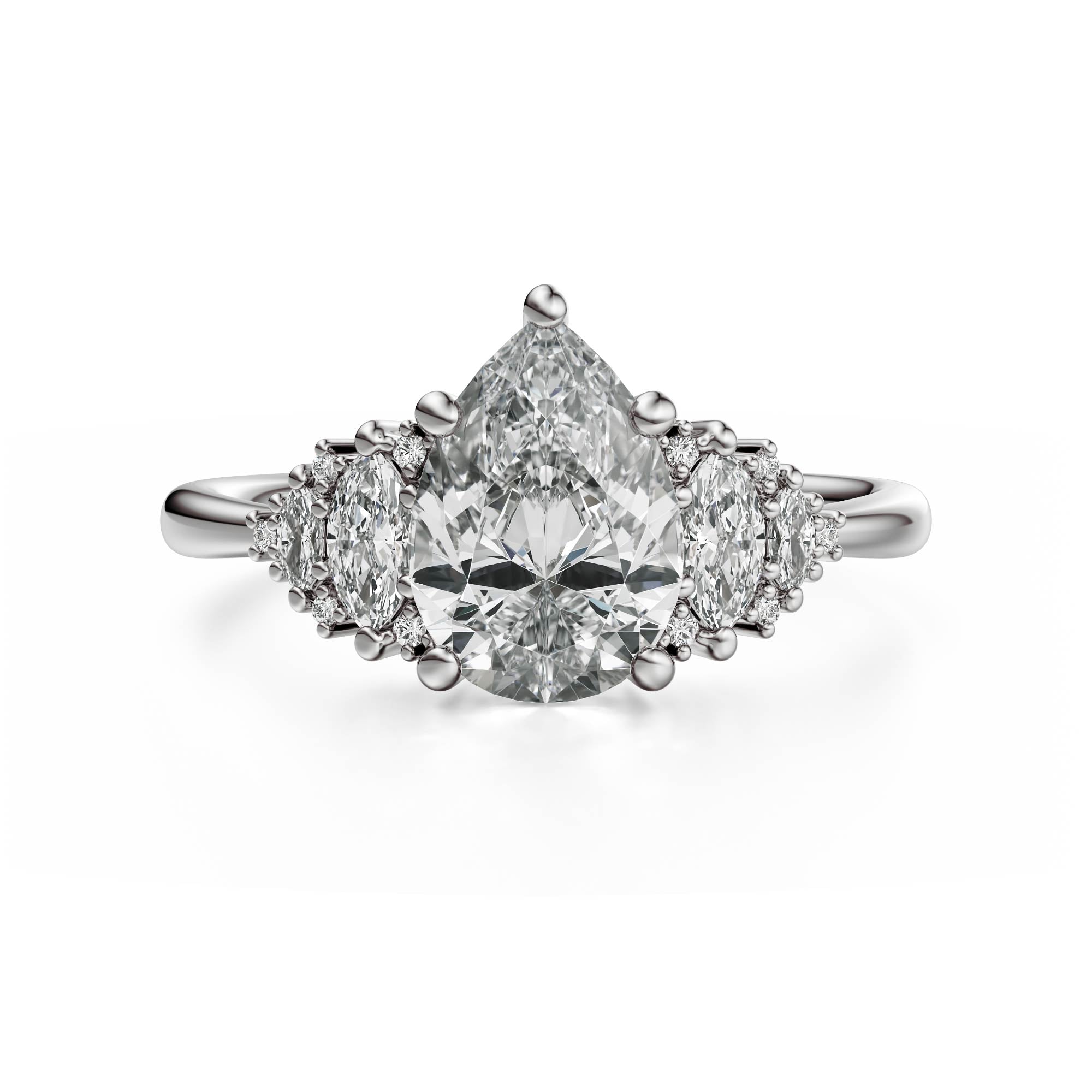 The Vivienne Ring | Pear