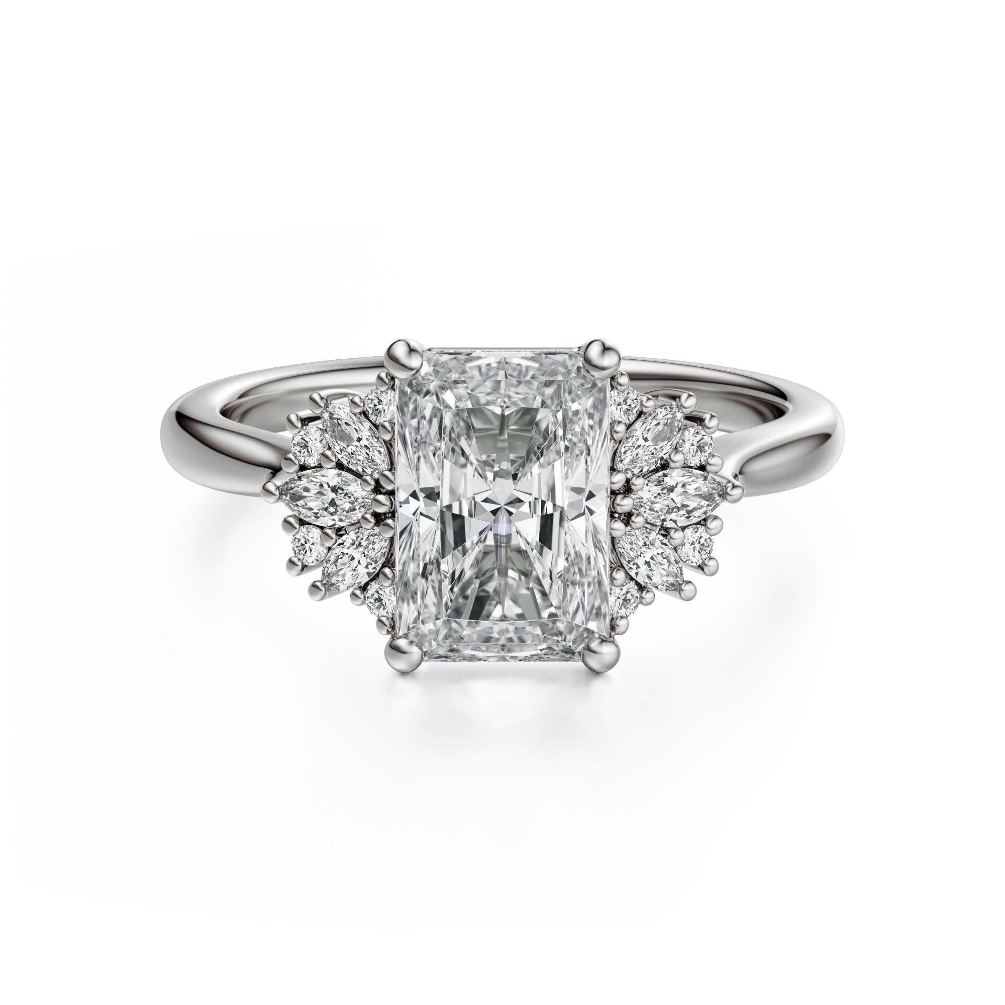 The Ambrosia Ring | Radiant - Lavender Creek Gems