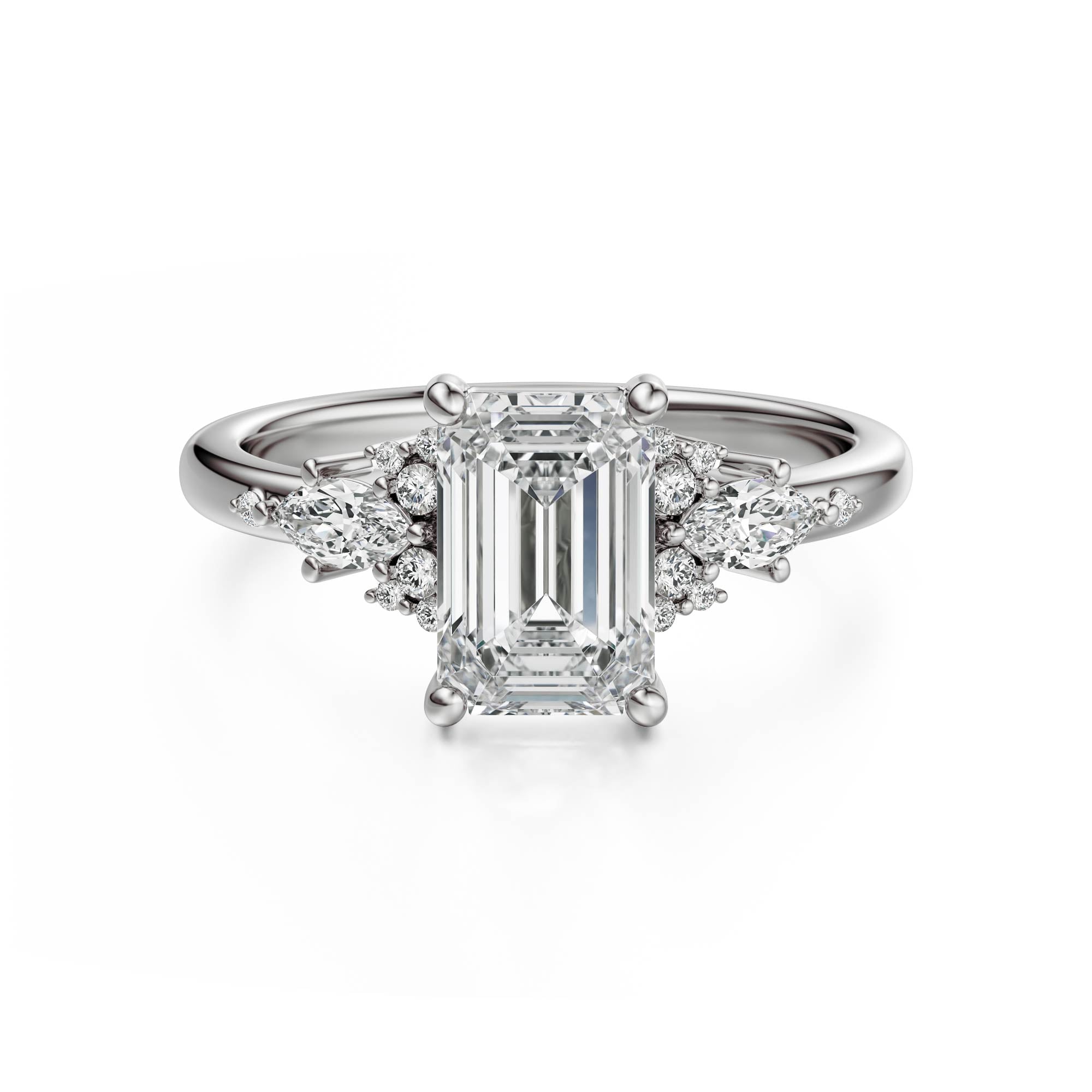 The Ascendant Ring | Emerald Cut - Lavender Creek Gems