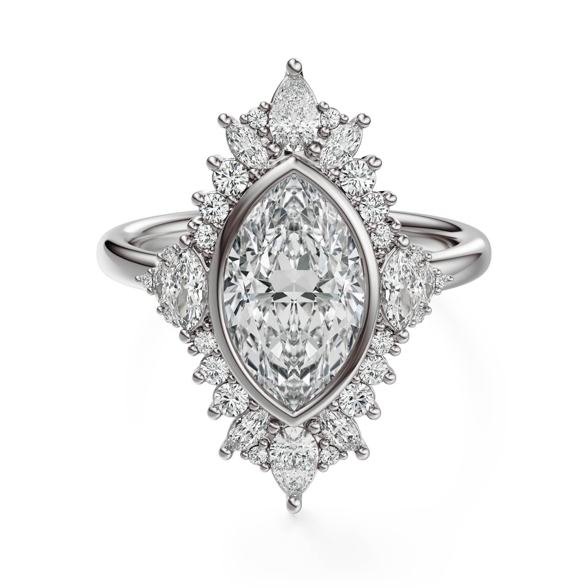 The Ethereal Ring | Marquise | Setting Only