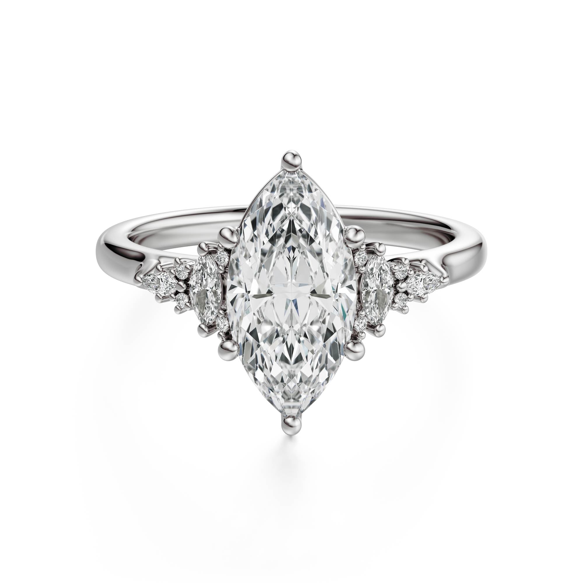 The Maeve Ring | Marquise | Setting Only