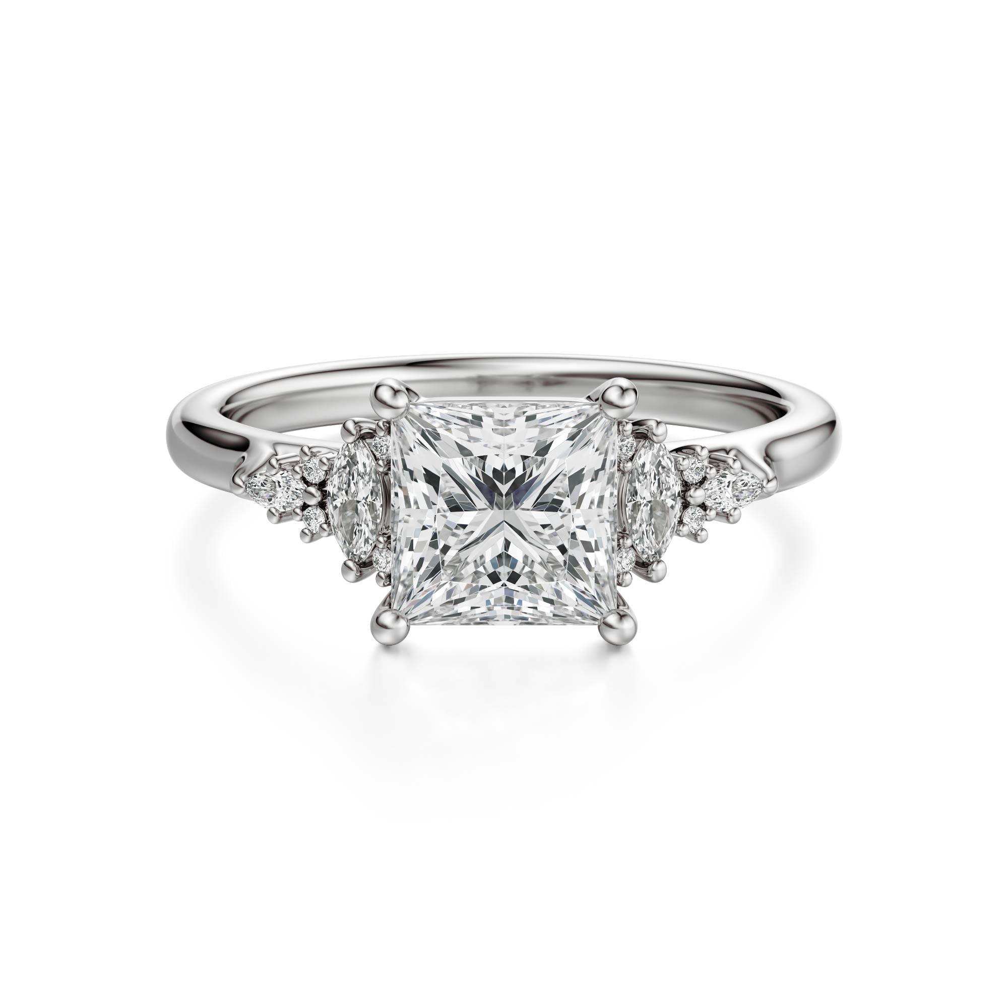 The Maeve Ring | Princess | Setting Only